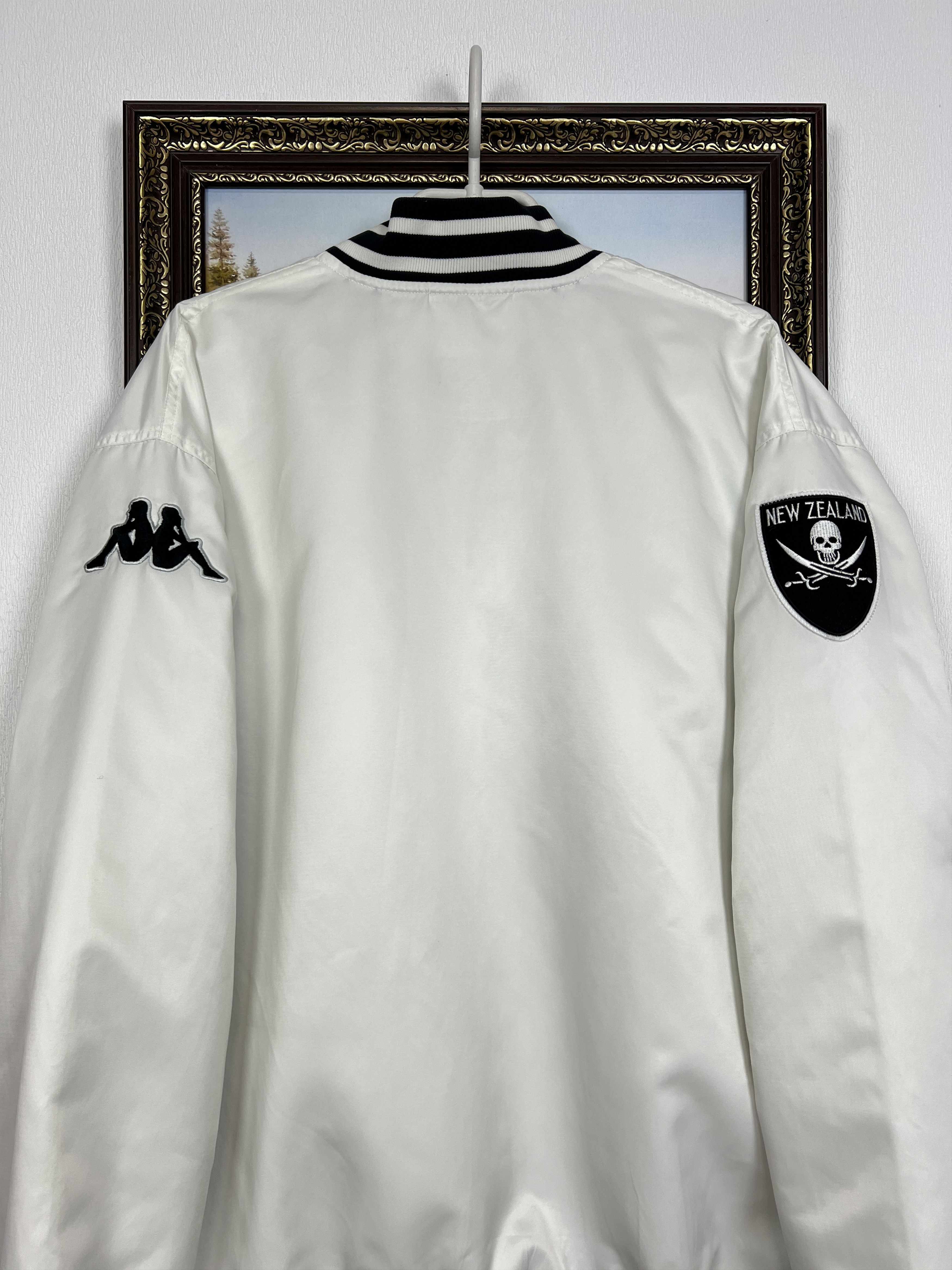 Kappa Vintage Kappa New Zealand Satin Jacket Bomber National Size US XXL / EU 58 / 5 - 14 Thumbnail