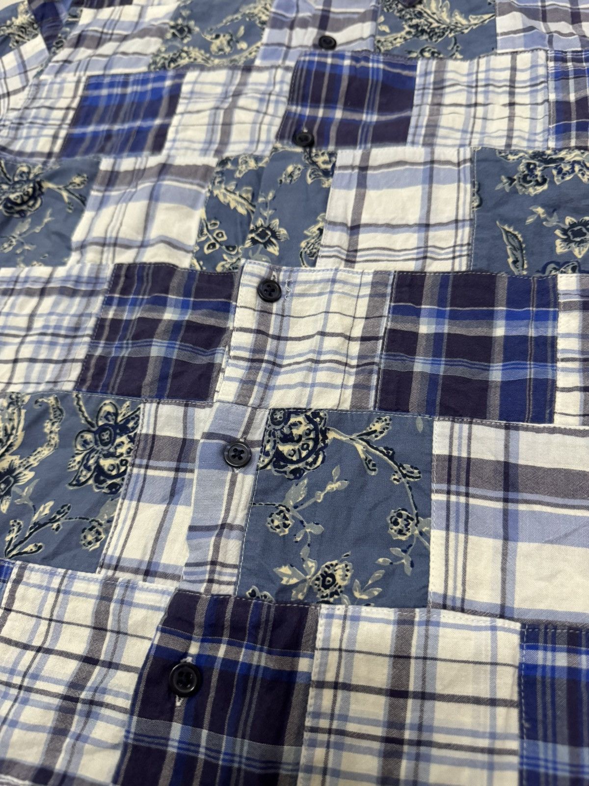 Zara ZARA Patchwork Button Ups Shirt Size US S / EU 44-46 / 1 - 5 Thumbnail
