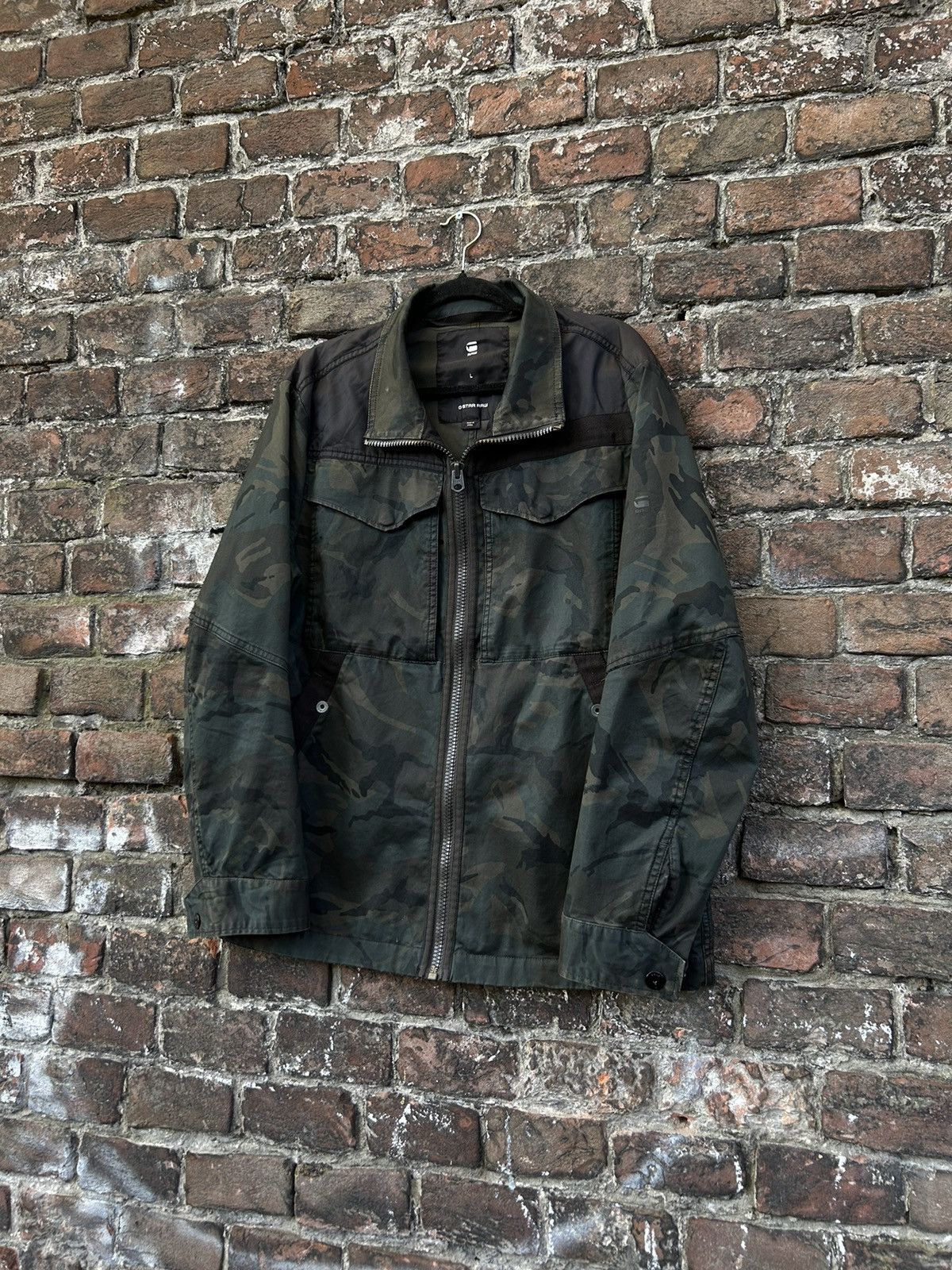 G star camo sale jacket