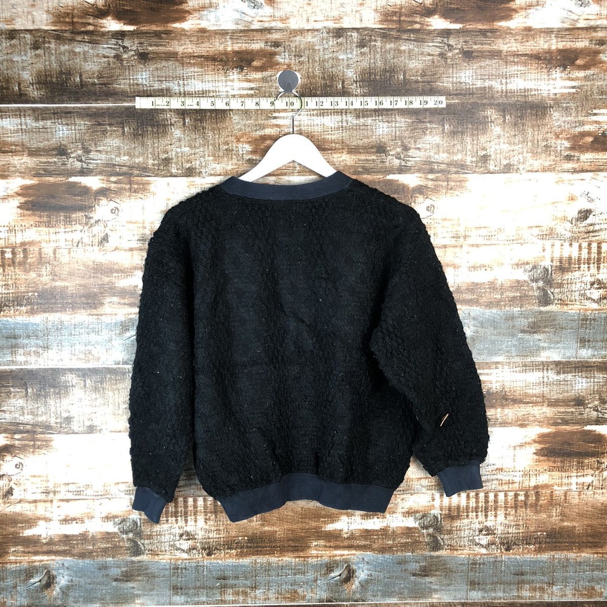 Japanese Brand Rocio Black Cardigan Knitwear vintage #A2052 Size US S / EU 44-46 / 1 - 12 Thumbnail