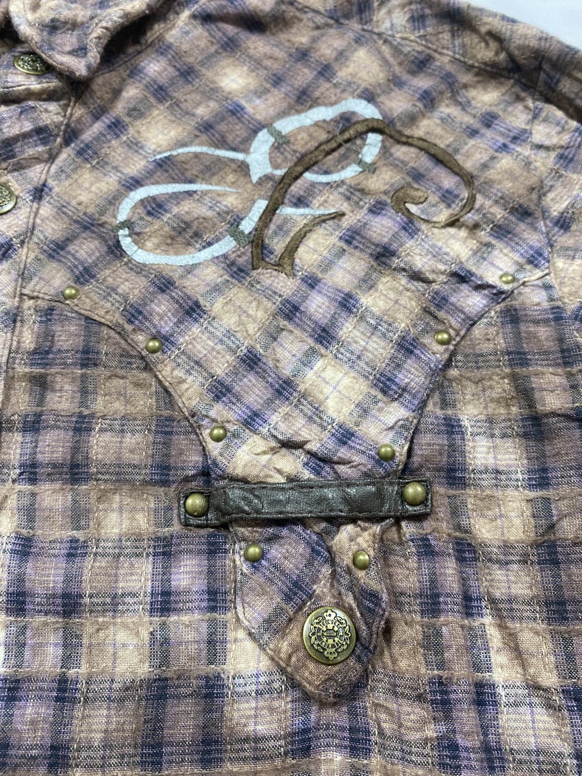 If Six Was Nine In the Attic Gothic punk button up shirt Size US M / EU 48-50 / 2 - 5 Thumbnail