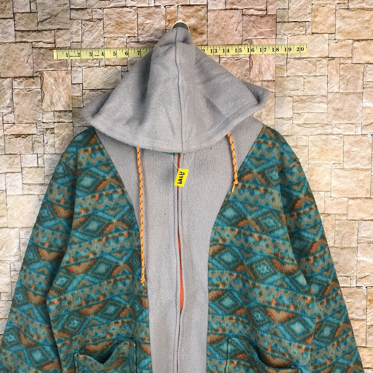 DAIWA Timber Line Green Hoodie sweater #A389 Size US XL / EU 56 / 4 - 2 Thumbnail
