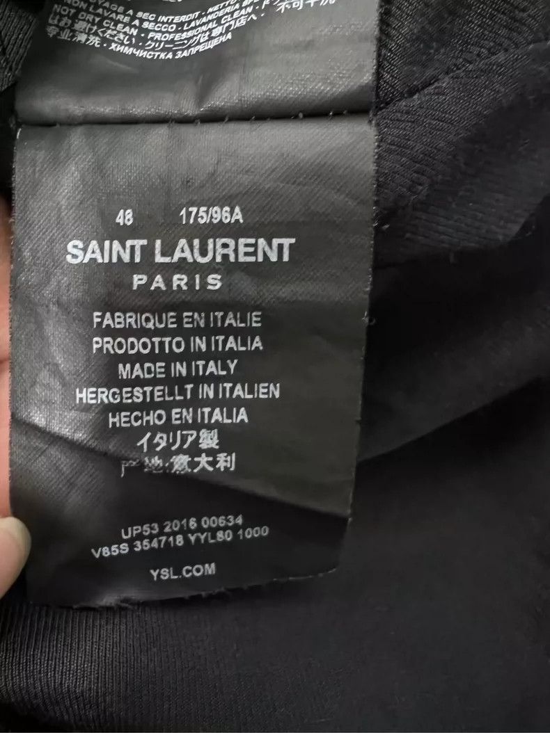 Saint Laurent Paris Saint Laurent Paris Black and white Teddy jacket 2505-Nexta Size US M / EU 48-50 / 2 - 4 Thumbnail