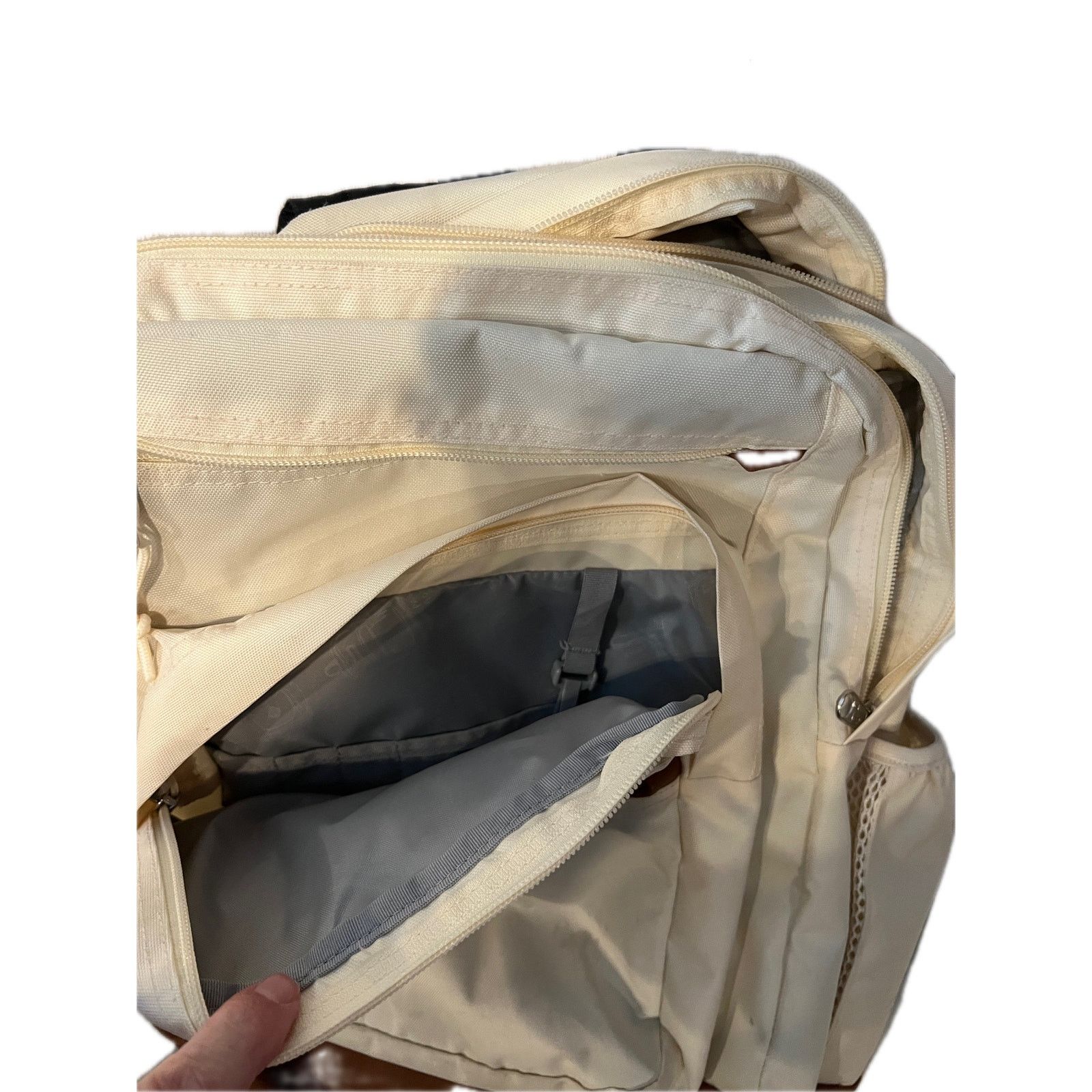 Jansport JanSport Cool Student 2 Section School Backpack Cream Brown Size ONE SIZE - 3 Thumbnail