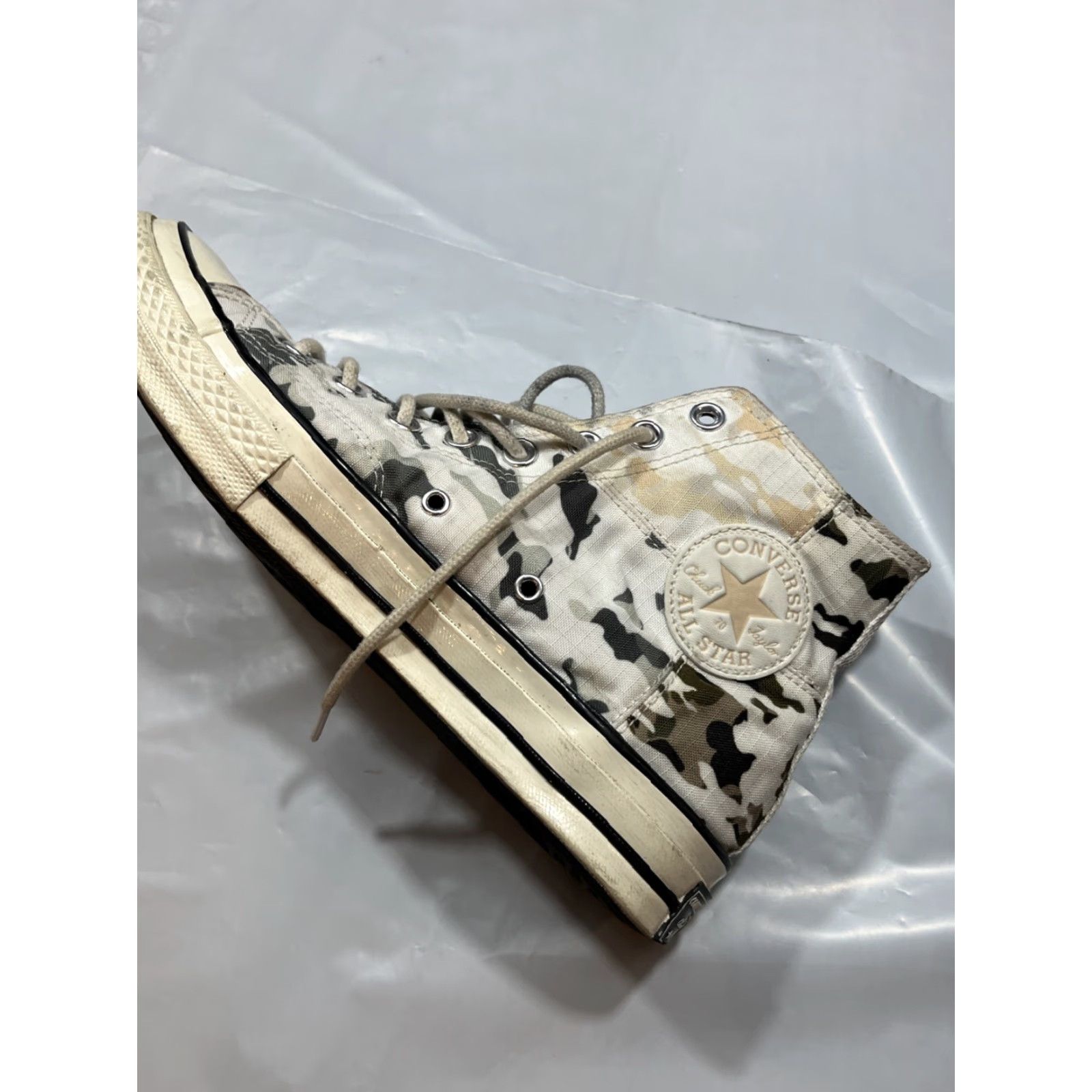Converse Converse Chuck 70 High Top Camouflage Green White Mens 8.5 Womens 10.5 US 65 913C Camouflage Print Sneakers Shoe High Top Textile Pattern Size M / US 6-8 / IT 42-44 - 5 Thumbnail
