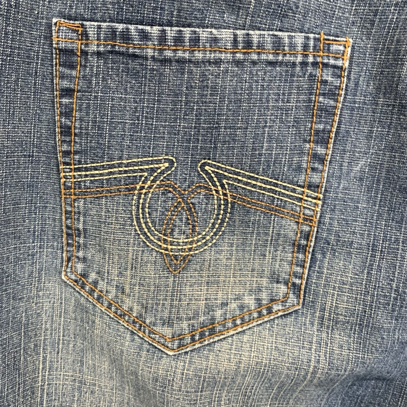 Vintage VINTAGE Attitude Men's Jeans 38x32 Dark Wash 90s Style High Rise Relaxed Fit Denim Baggy Skater Pants Size US 38 / EU 54 - 2 Thumbnail