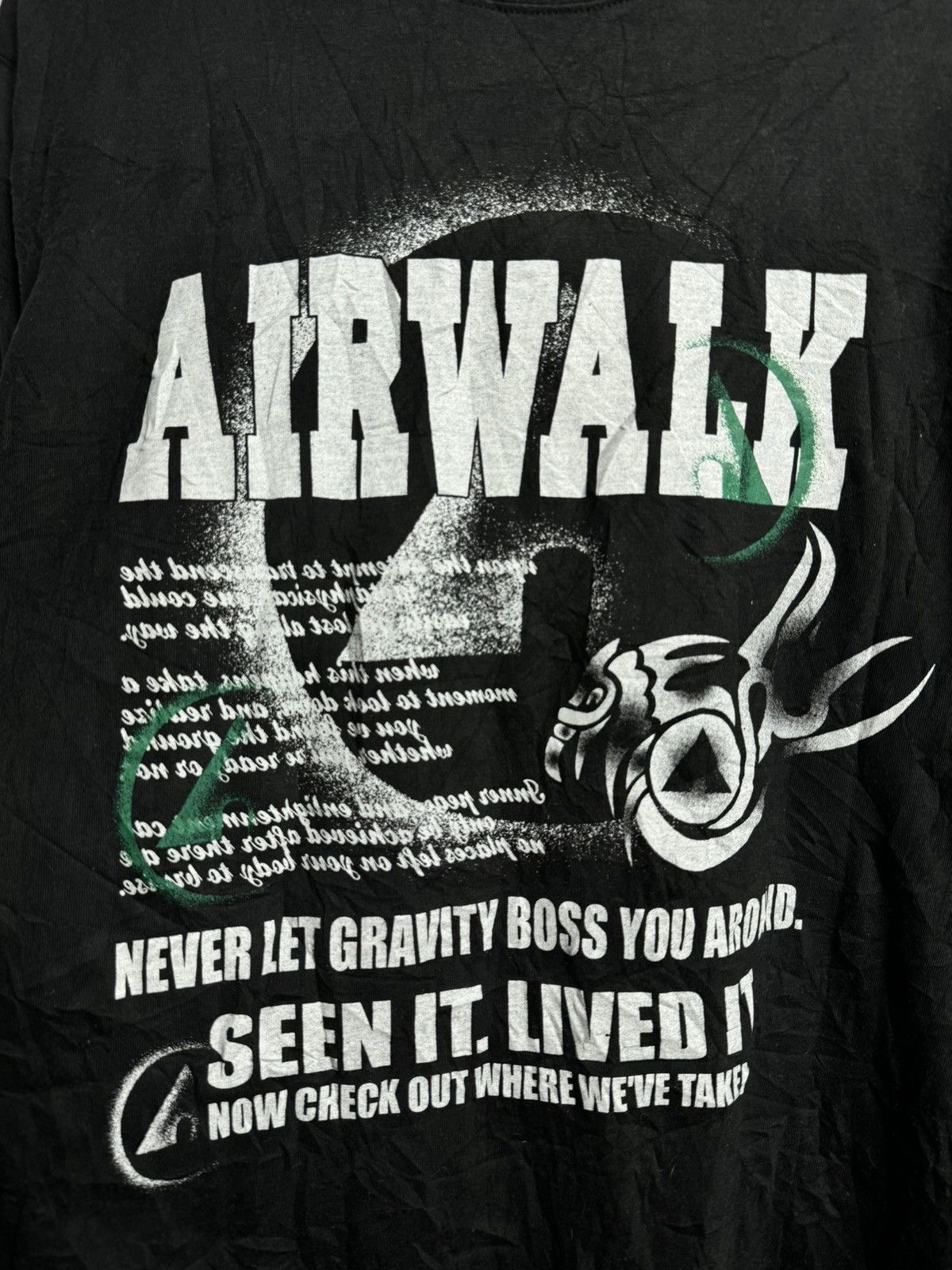 If Six Was Nine × Japanese Brand × Le Grande Bleu (L.G.B.) Japanese Poem Airwalk Long Sleeve Size US L / EU 52-54 / 3 - 3 Thumbnail