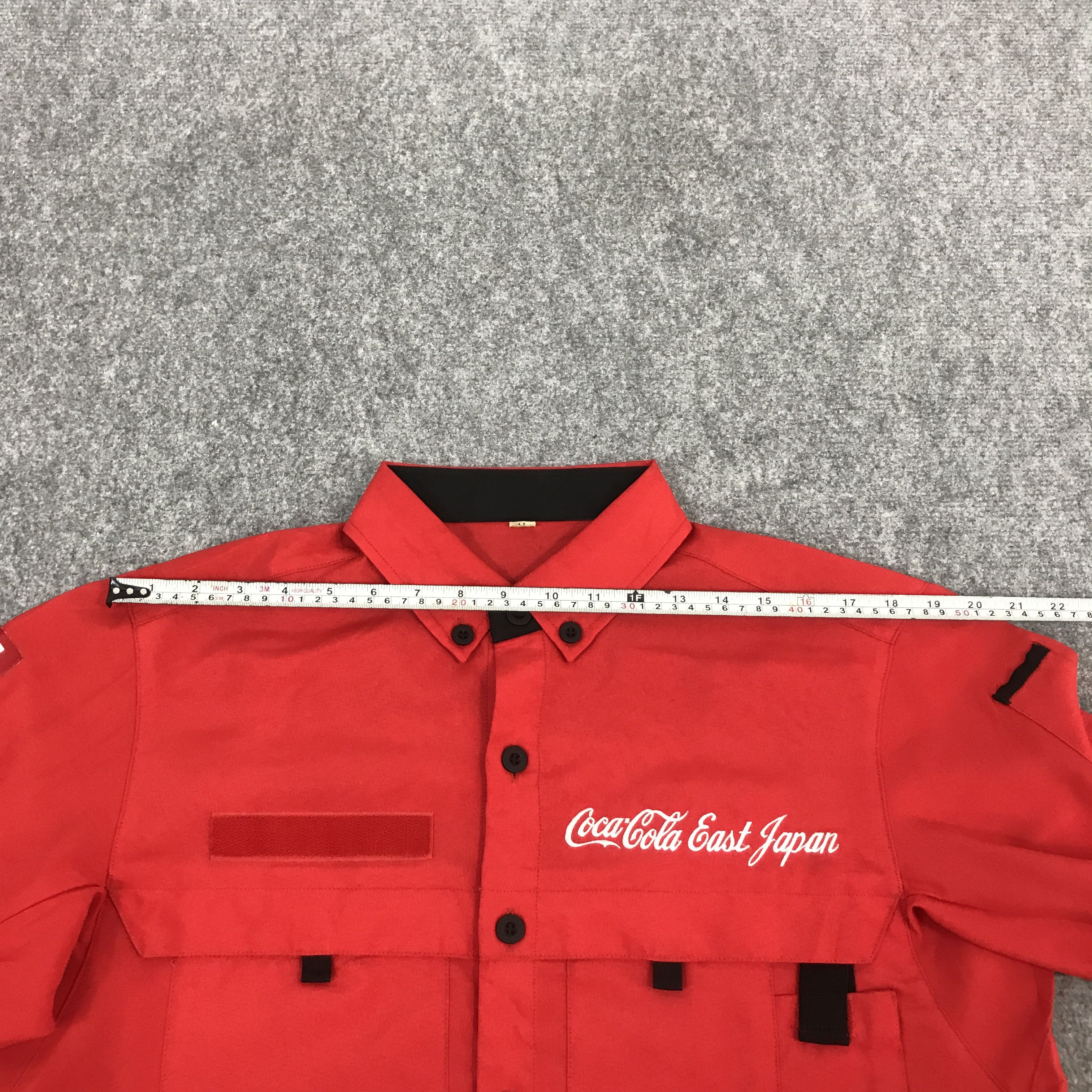 Coca Cola × Japanese Brand VTG 90s COCA-COLA EAST JAPAN BUTTON UP SHIRT LONG SLEEVE Size US L / EU 52-54 / 3 - 9 Thumbnail