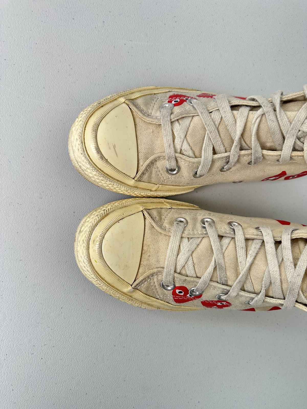 Comme des Garcons Comme Des Garcons Play High Sneakers Monogram Size US 7 / IT 37 - 4 Thumbnail