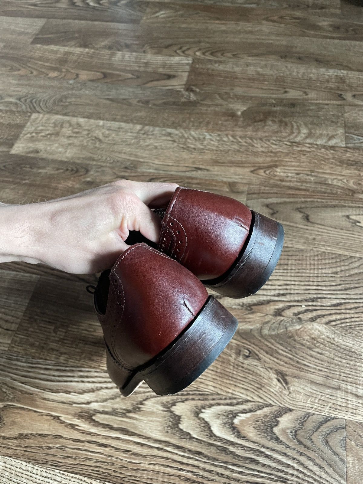 Japanese Brand Sanders UK Japan classic brown boots luxury vintage Size US 8.5 / EU 41-42 - 4 Thumbnail