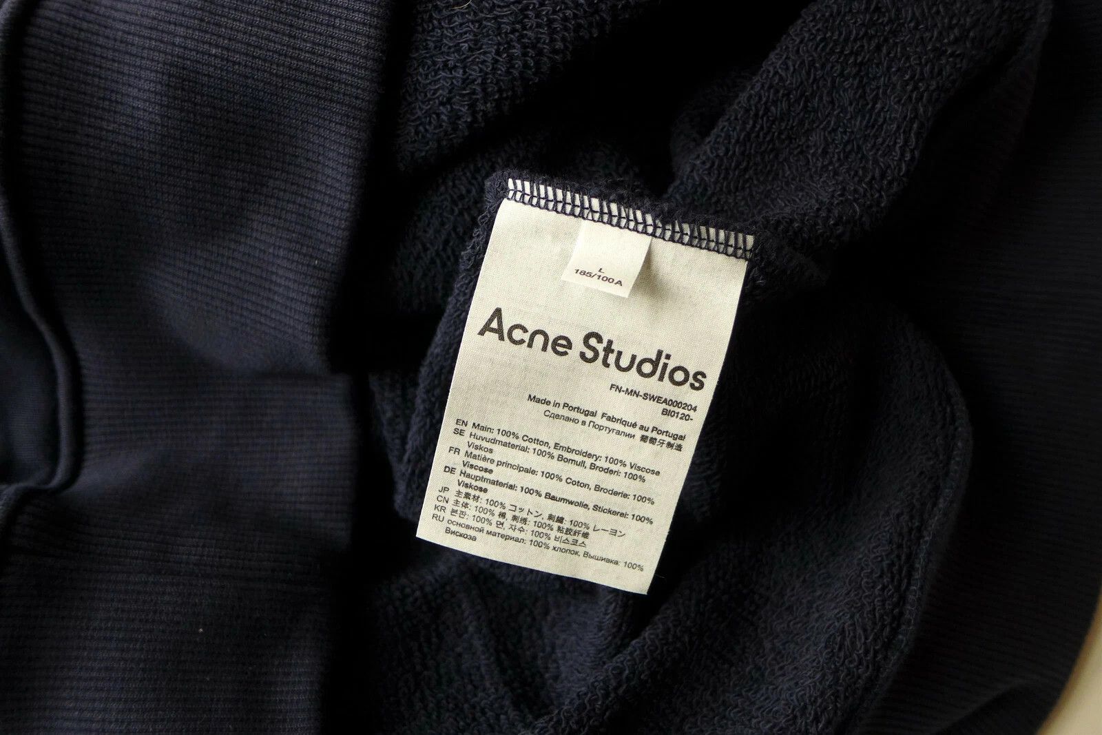 Acne Studios Acne Studios Embroidered Sweatshirt Size US L / EU 52-54 / 3 - 7 Thumbnail
