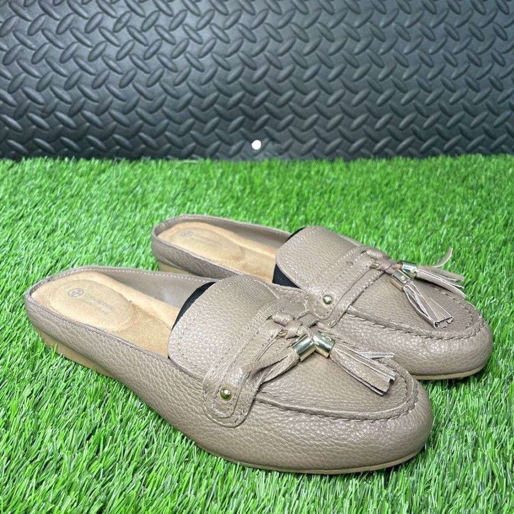 Giani Bernini Giani Bernini Loafer Womens Sandal Brown Memory Foam Tan 7.5 Size Shoes Casual Comfort Memory Foam Brown Womens 7.5 Size US 8 / IT 38 - 2 Thumbnail