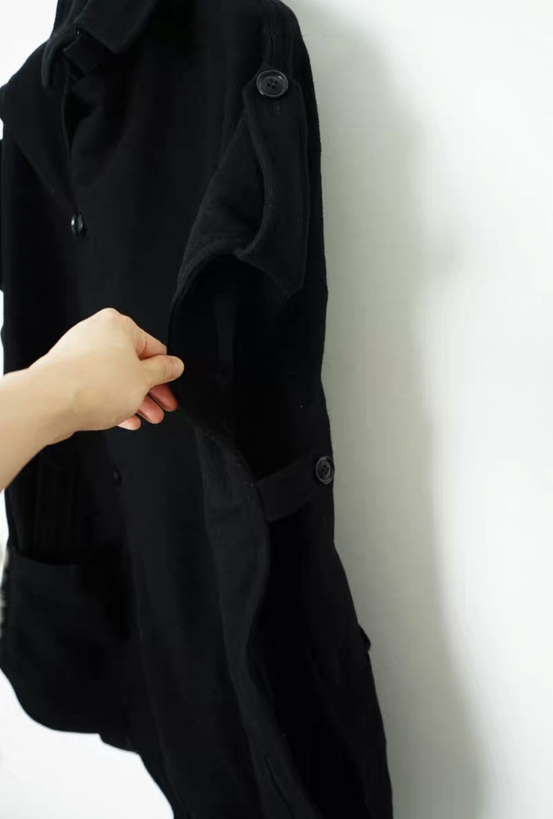 Yohji Yamamoto Yohji Yamamoto Y's Wool Cape Coat Size US S / EU 44-46 / 1 - 6 Thumbnail