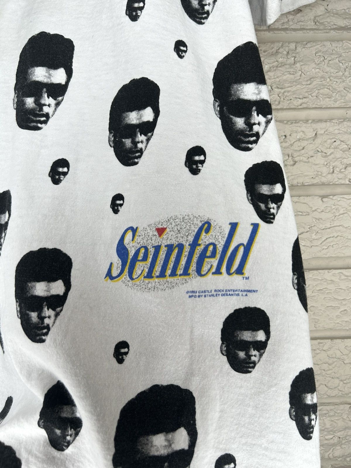 Vintage Vintage 90s Stanley Desantis Seinfeld Kramer AOP T Shirt Size US XL / EU 56 / 4 - 5 Thumbnail
