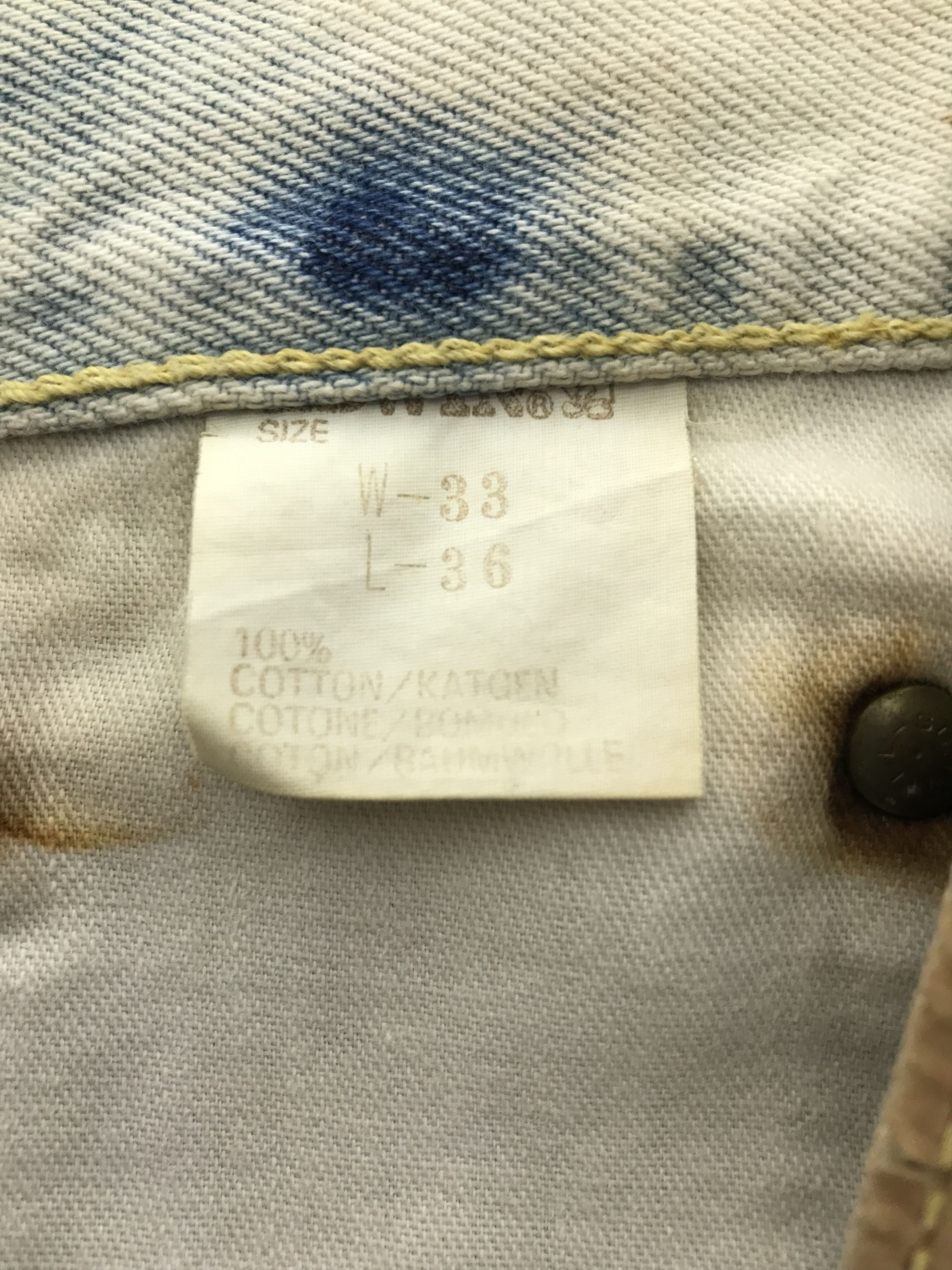 Edwin Vintage Edwin 90s Acid Wash Jeans Size US 30 / EU 46 - 10 Thumbnail