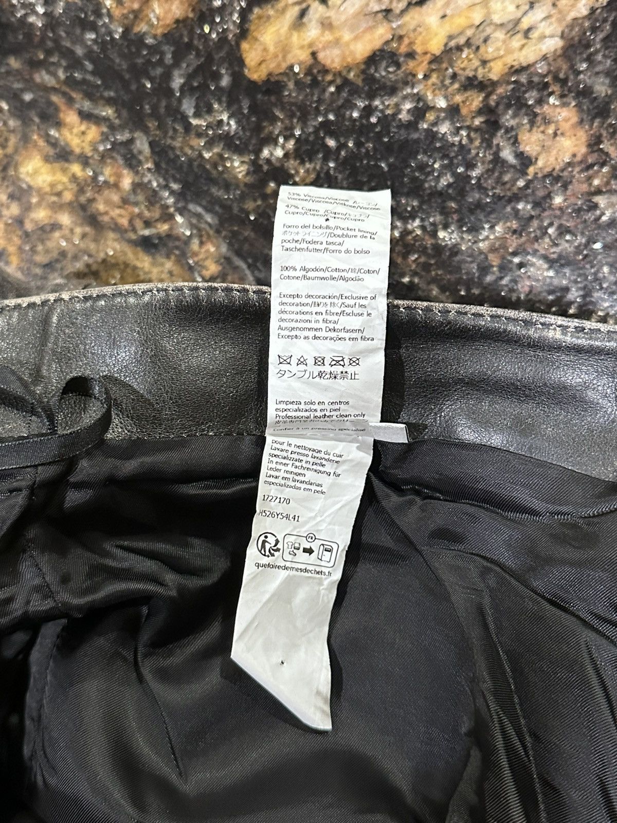 Loewe Loewe Calfskin Nappa Aged Leather Pants Size US 34 / EU 50 - 12 Thumbnail