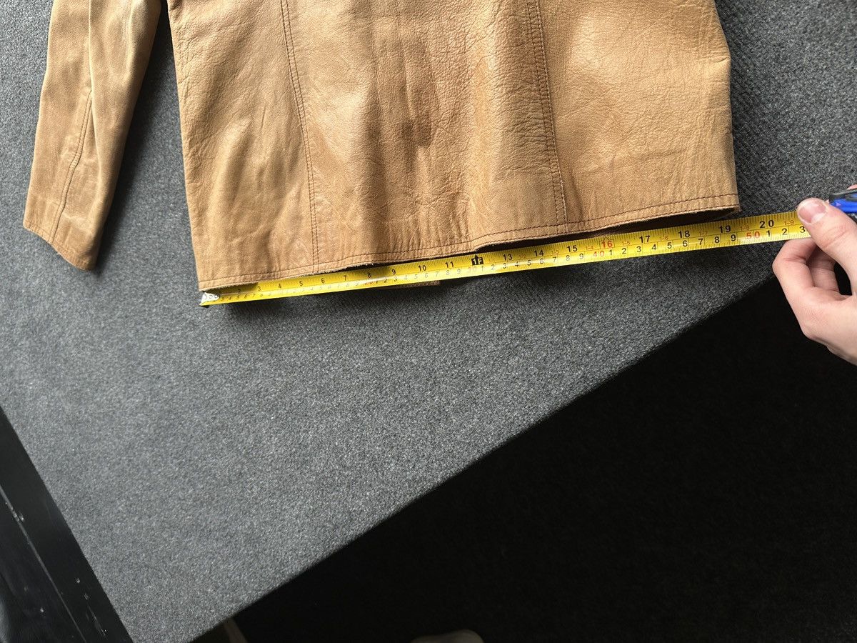 Other 🚨VNTG LEATHER JACKET AVANT GARDE WESTERN BROWN MOTO Size US M / EU 48-50 / 2 - 21 Thumbnail
