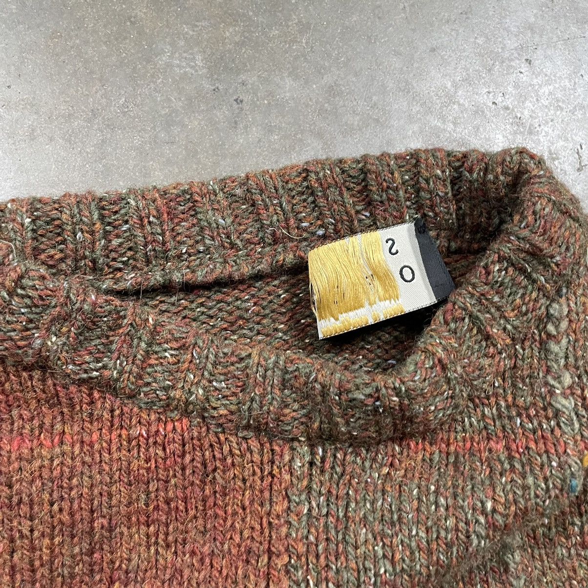 Vintage Vintage Plaid Silk Wool Sweater Grunge Brown Green Plaid Size US L / EU 52-54 / 3 - 8 Thumbnail