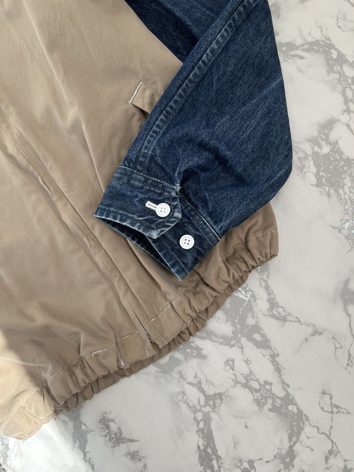 Comme des Garcons × Comme des Garcons Homme Plus × Vintage Denim zip Jacket Comme des Garçons Size US M / EU 48-50 / 2 - 6 Thumbnail