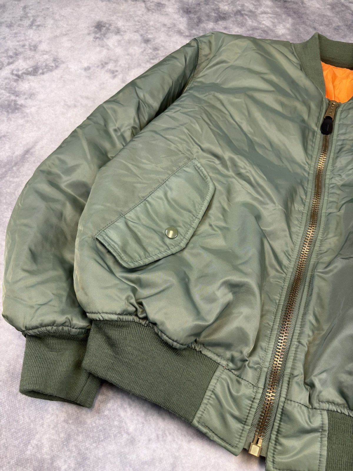 Vintage Vintage Bomber MFH Army Military Flayers Jacket y2k 90s rare Size US M / EU 48-50 / 2 - 5 Thumbnail