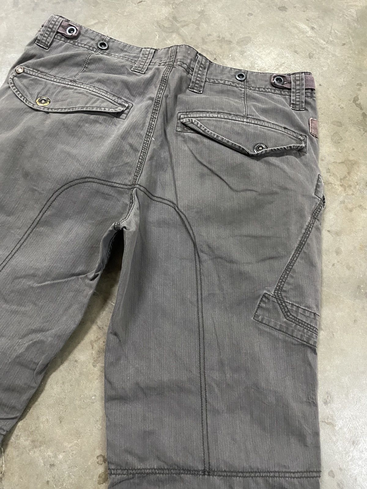 Seditionaries Japanese Net Man Faded Black Cargo Seditionaries Pant @287 Size US 34 / EU 50 - 9 Thumbnail