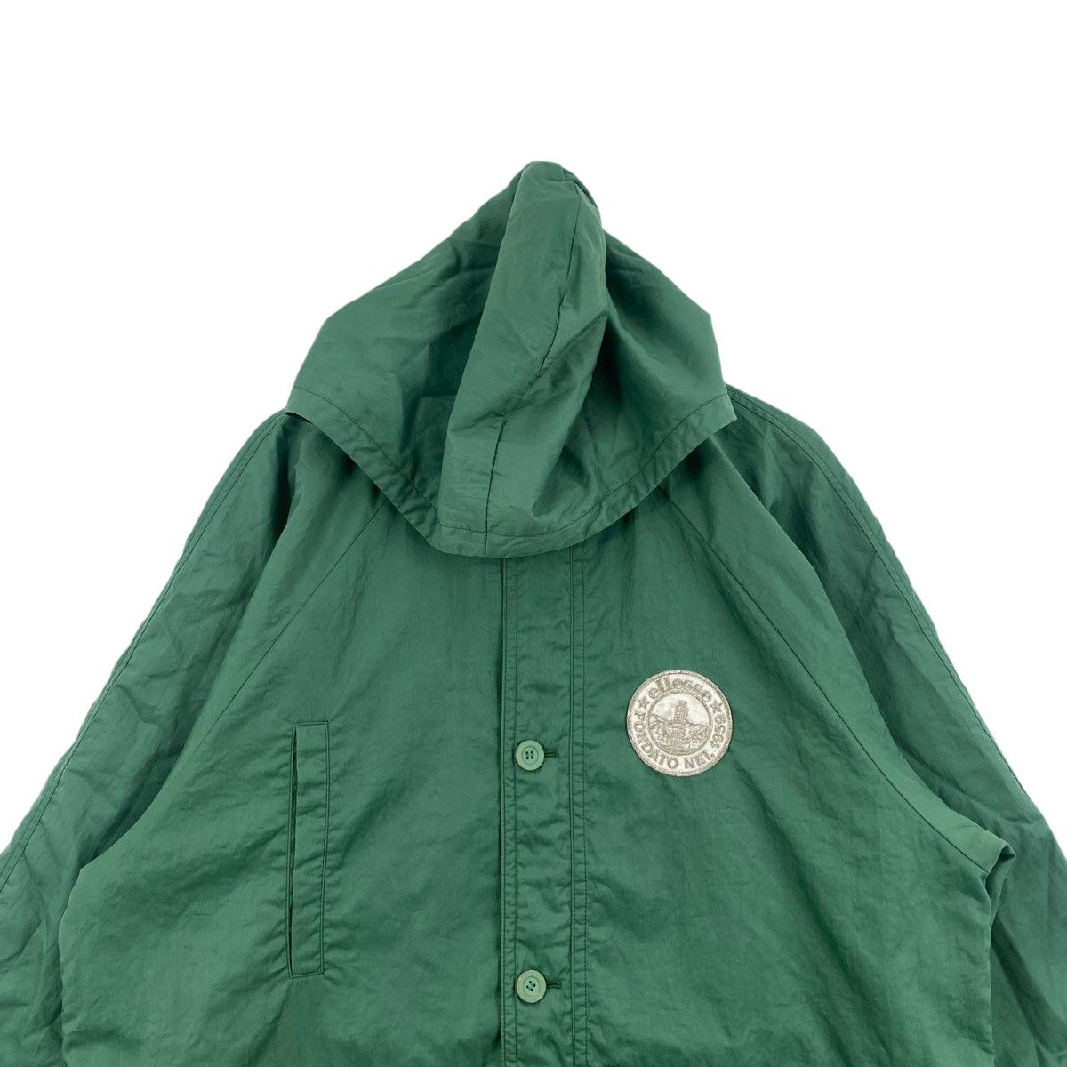 Ellesse × Vintage Vintage ELLESSE Fa Sport Per Chi Fa Sport Green Hooded Size US L / EU 52-54 / 3 - 2 Thumbnail
