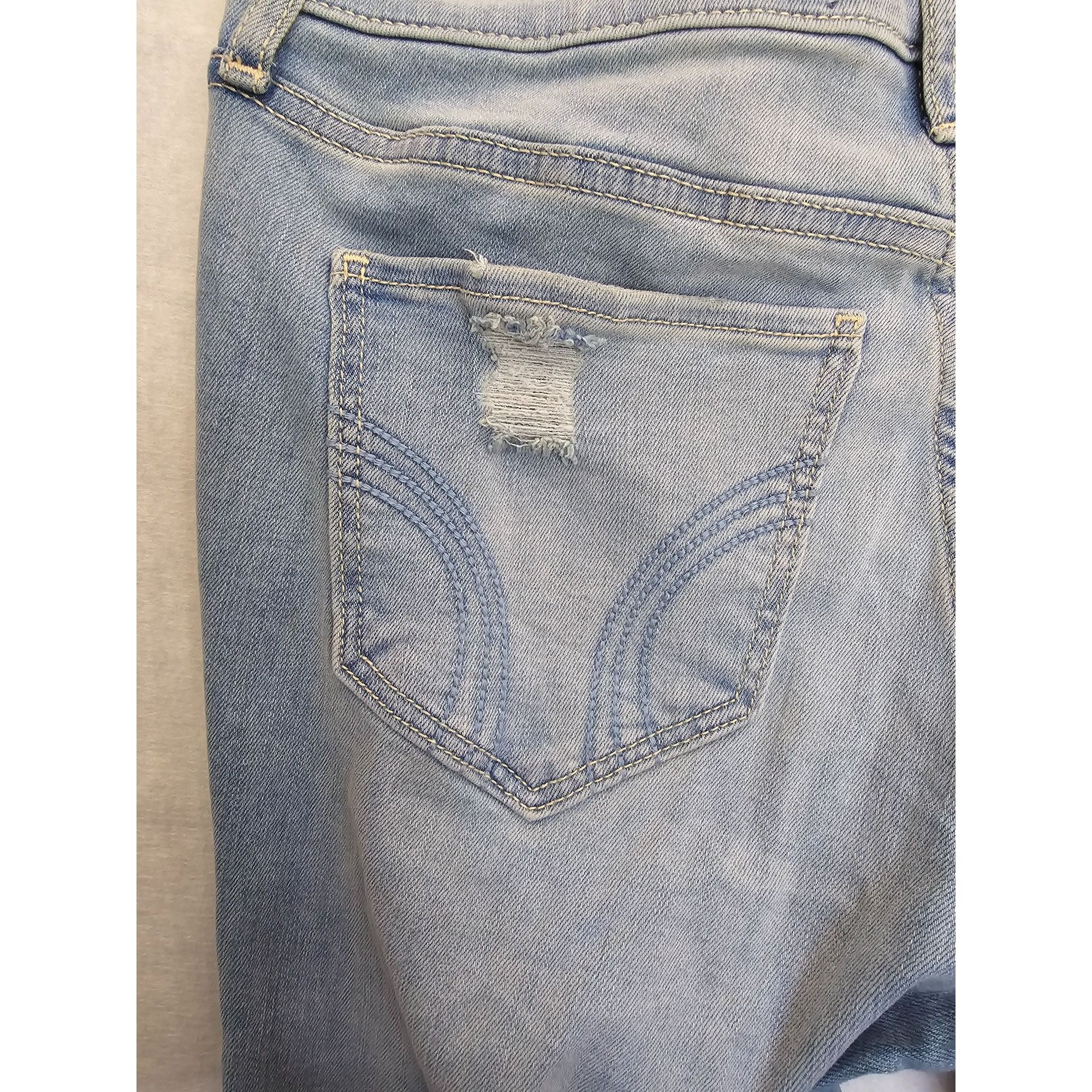 Hollister Hollister Distressed High-Rise Super Skinny Jeans Size 9 Lig Size 29" - 5 Thumbnail