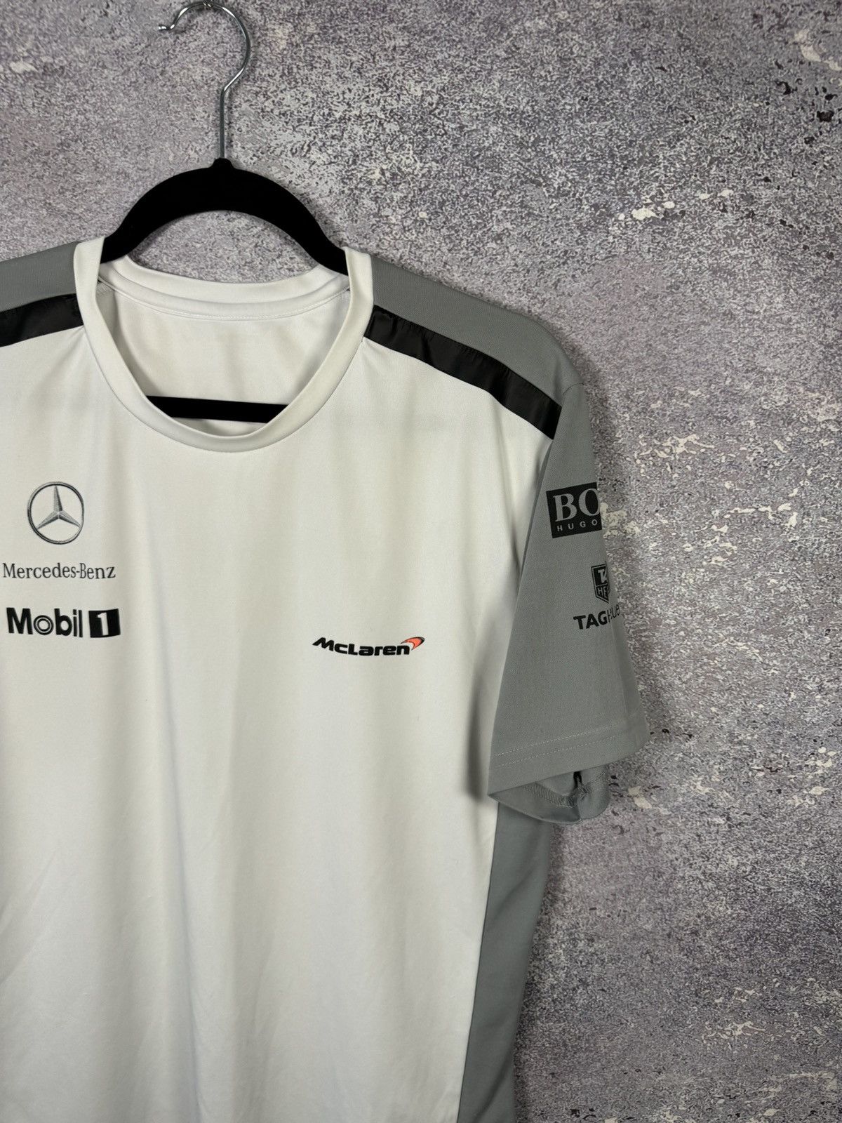 Formula 1 × Malcolm McLaren × Mercedes-Benz McLaren Mercedes-Benz Racing F-1 Team Official Product Size US L / EU 52-54 / 3 - 2 Thumbnail