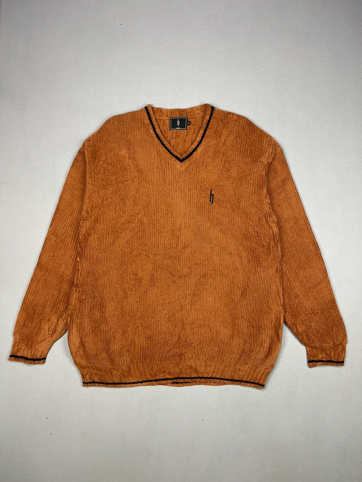 Honda Vintage DJ HONDA Knitwear Sweater Size US L / EU 52-54 / 3 - 1 Thumbnail