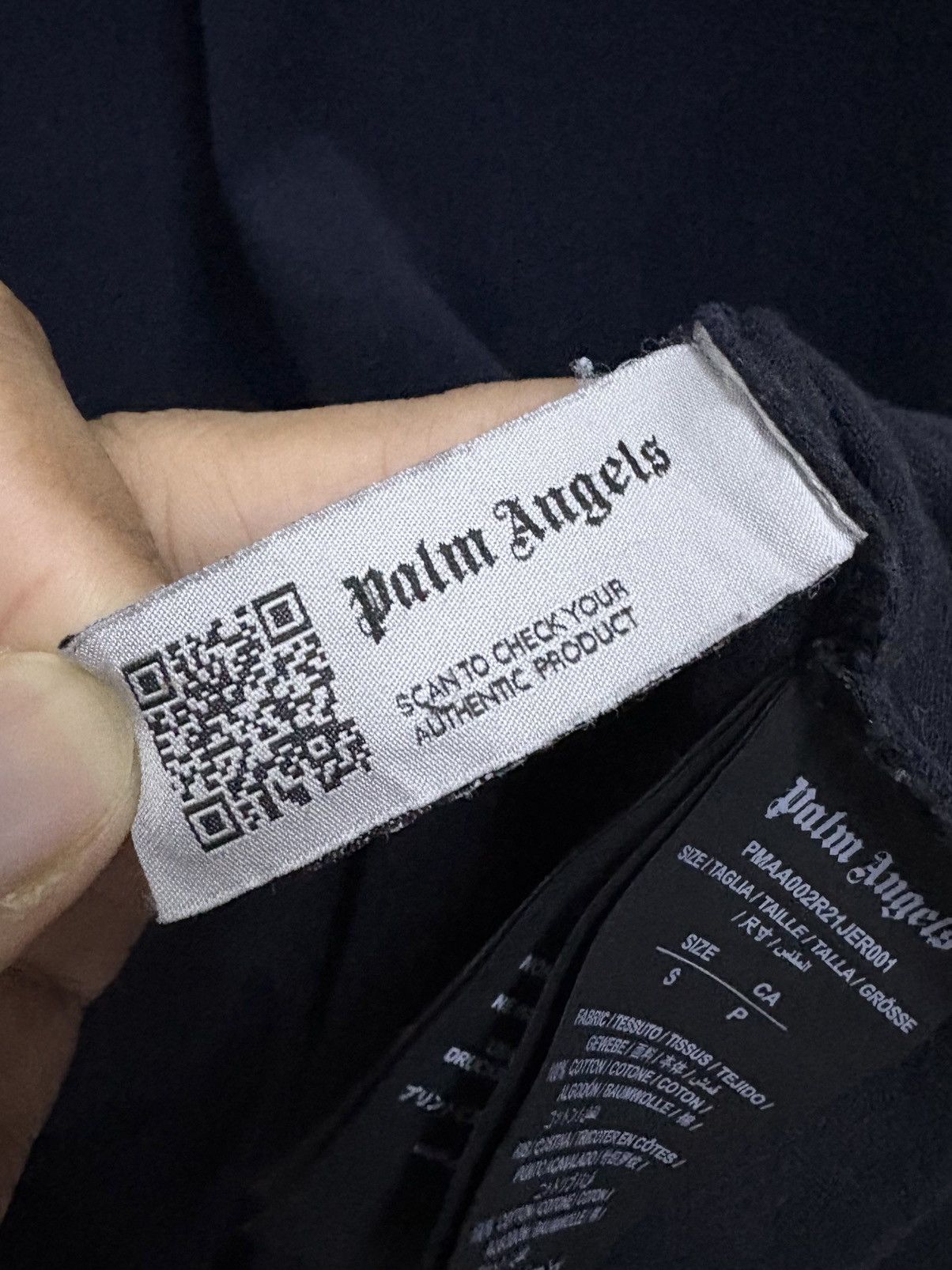 Palm Angels 2000's Palm Angels - Black Curved Classic Baggy T-Shirt Size US M / EU 48-50 / 2 - 14 Thumbnail