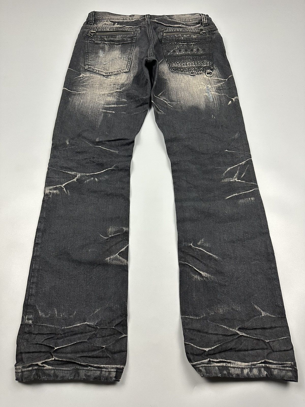 In The Attic × Seditionaries 🔥Sick Nice🔥 Distressed In The Attic Whiskered Denim Size US 32 / EU 48 - 4 Thumbnail