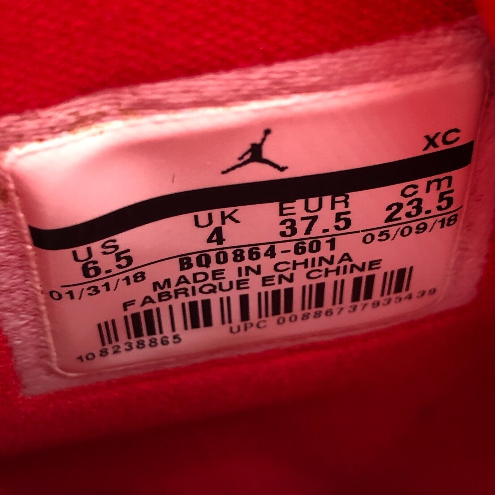 Jordan Brand × Vogue Size 6.5 - Jordan 1 Retro High Zip x Anna Wintour Red Size US 6.5 / IT 36.5 - 13 Thumbnail