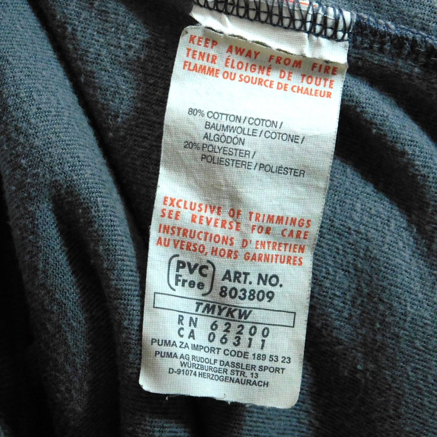 Puma Y2K Puma Velour Track Jacket Size XL Gray Black Full Zip Size US XL / EU 56 / 4 - 4 Thumbnail