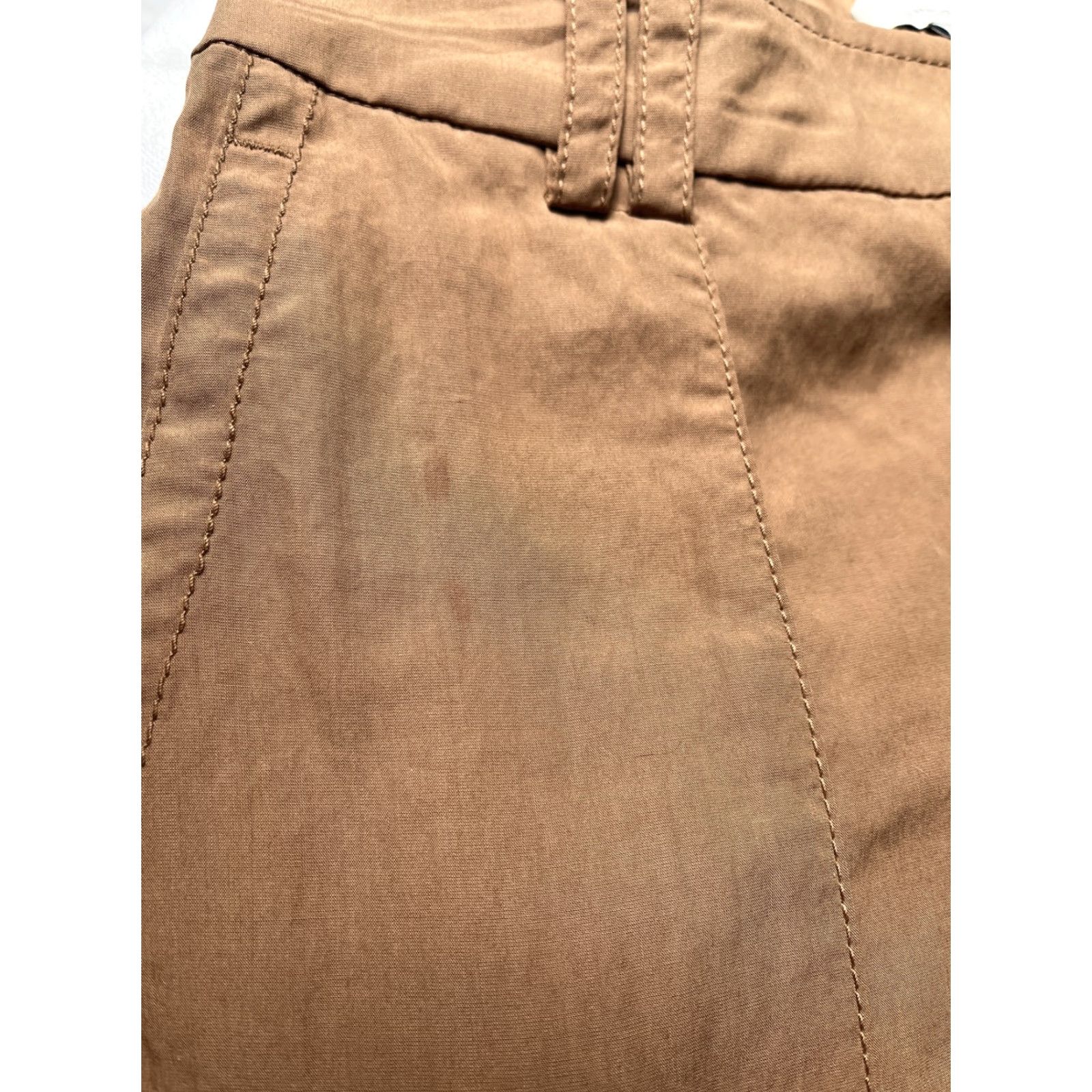 Vince Vince Womens Cargo Pants Size 0 Brown Lyocell Elastic Waist Straight Leg Casual Bohemian Size 25" / US 0 / IT 36 - 8 Thumbnail