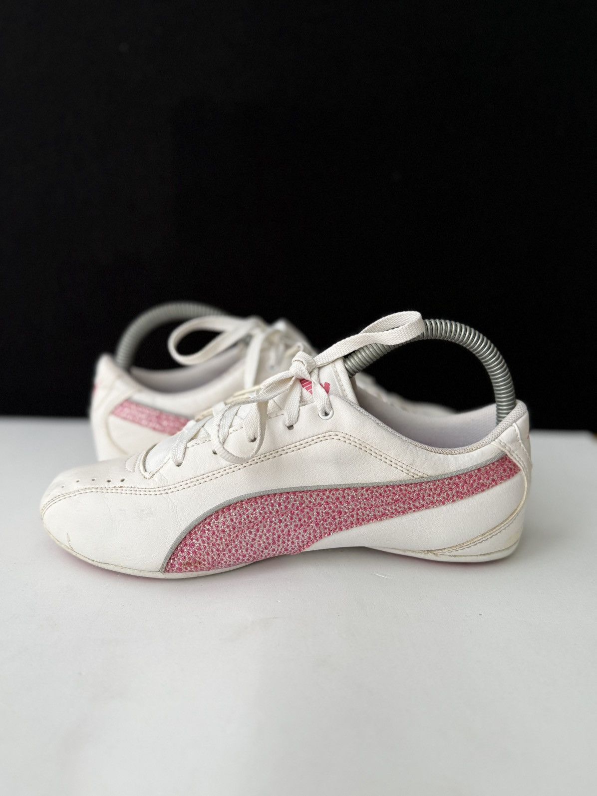 Puma PUMA Low Top Women's Trainers White & Pink Size 37 Size US 7 / IT 37 - 6 Thumbnail