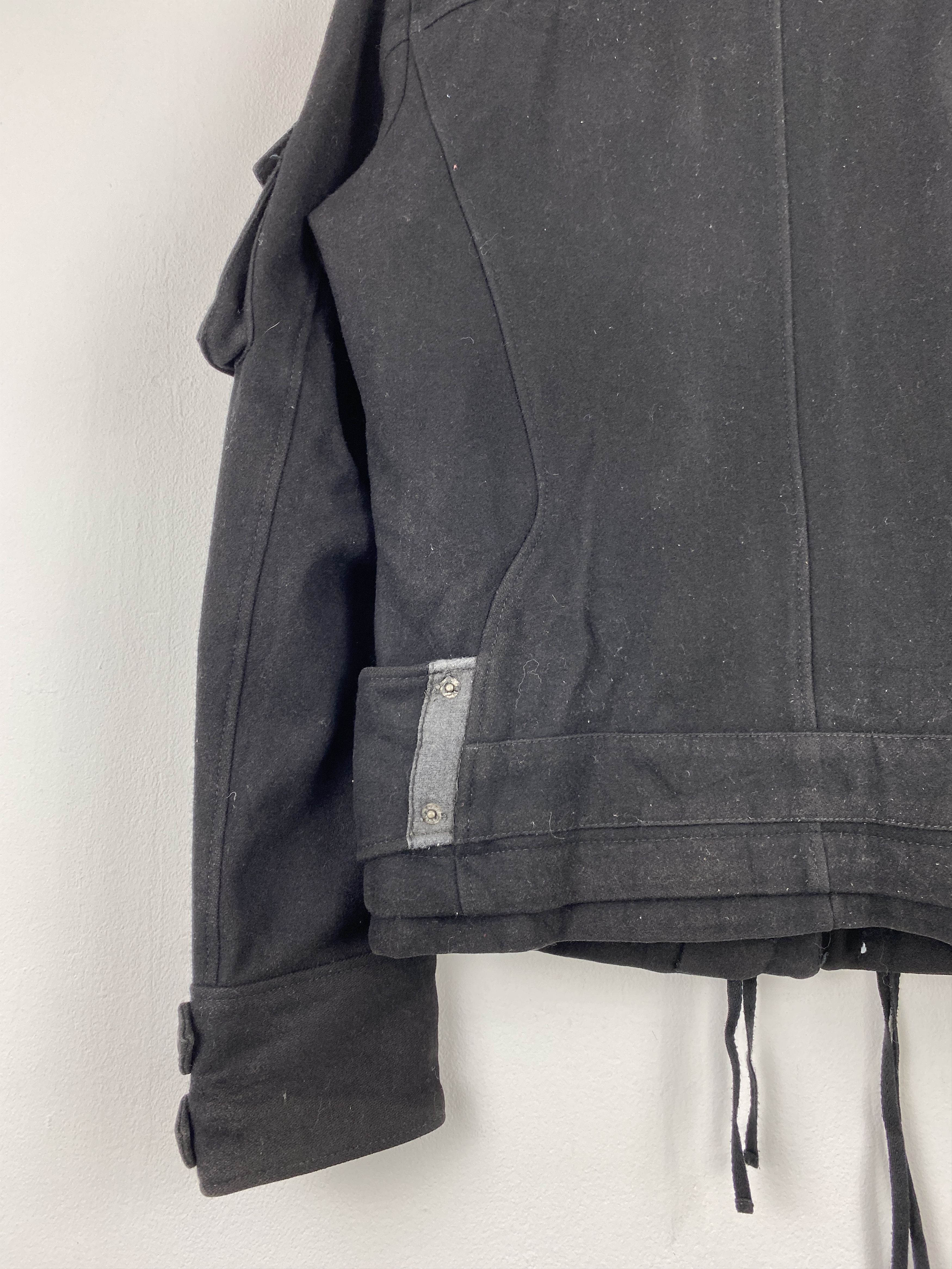 PPFM Vintage PPFM Zipper Ups Wool Punk Jacket Black JZ0003 Size US M / EU 48-50 / 2 - 10 Thumbnail