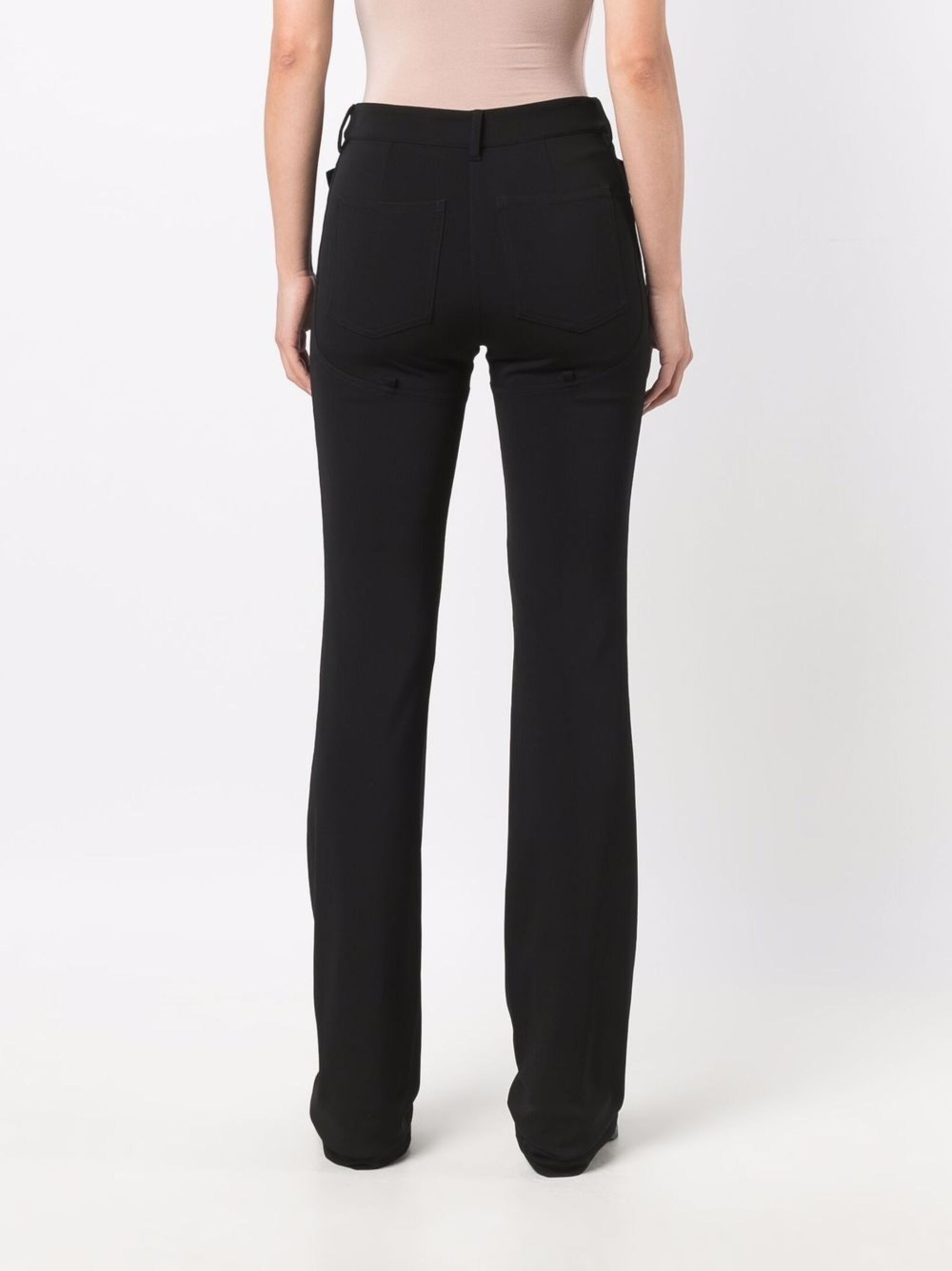 1017 ALYX 9SM o1mle0424 Clasp-Belt Bootcut Trousers in Black Size 27" / US 4 / IT 40 - 4 Thumbnail