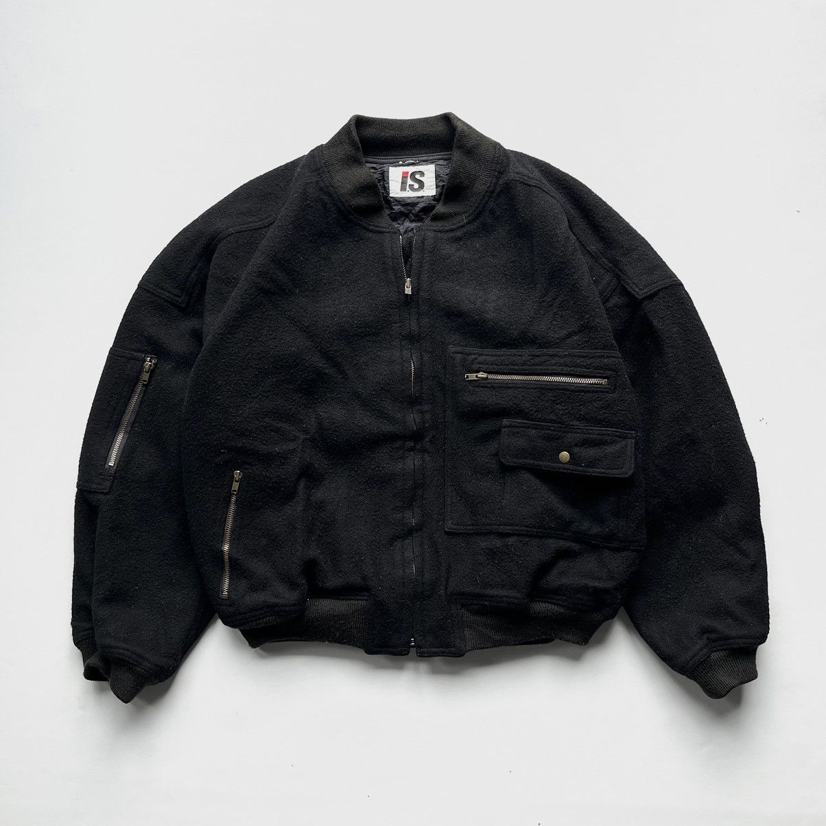 Issey Miyake Issey miyake vintage 80's legendary care tag big logo bomber Size US L / EU 52-54 / 3 - 2 Thumbnail