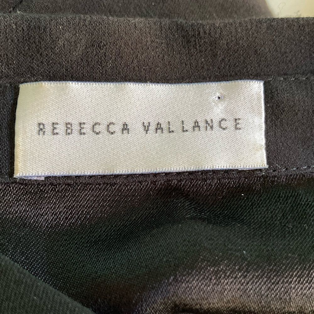 Other Rebecca Vallance Size 2 Black Blouse Ruffle Sleeve Button Fr Size XS / US 0-2 / IT 36-38 - 3 Thumbnail