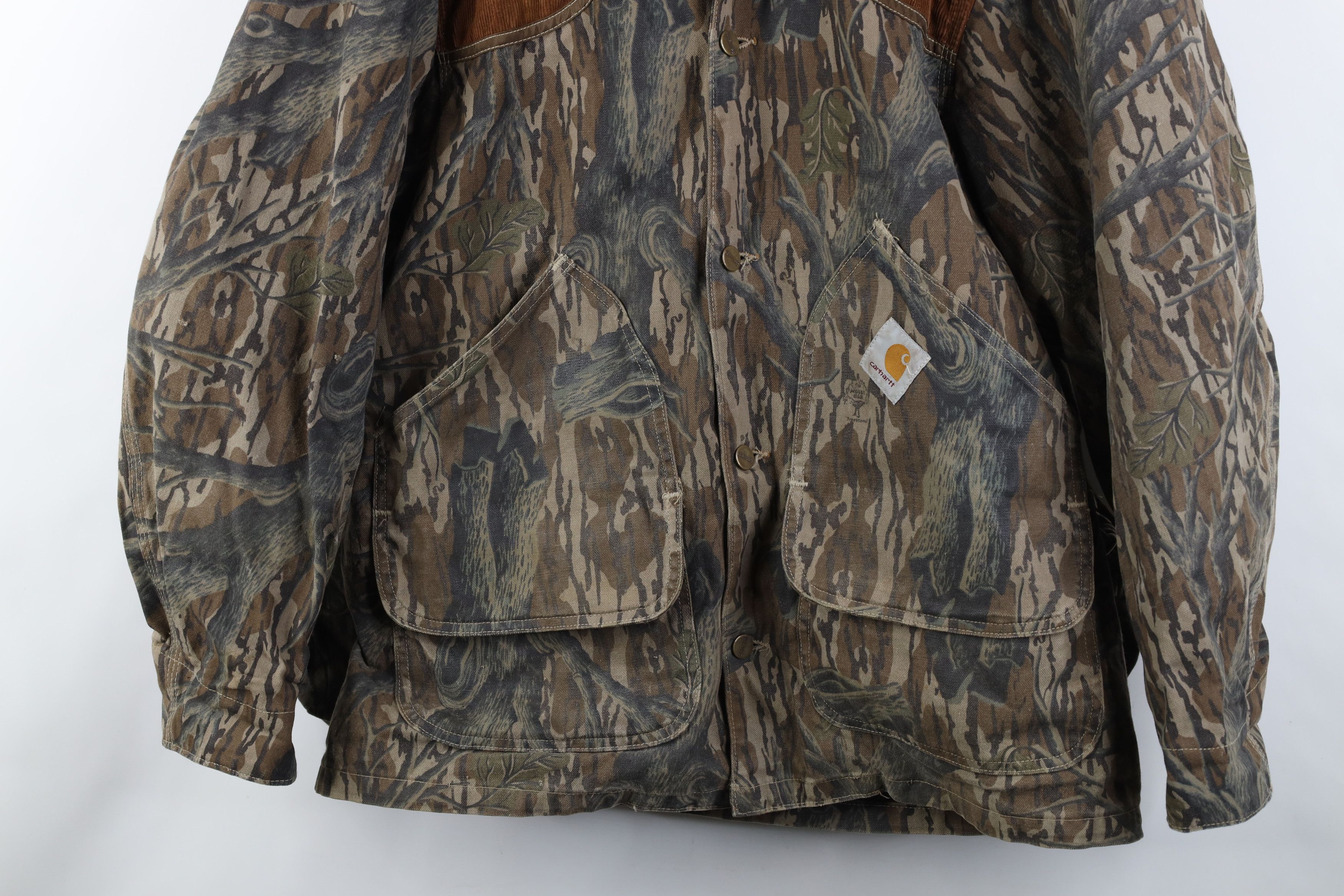 Carhartt Vintage 90s Carhartt Lined Mossy Oak Camouflage Jacket USA Size US L / EU 52-54 / 3 - 3 Thumbnail