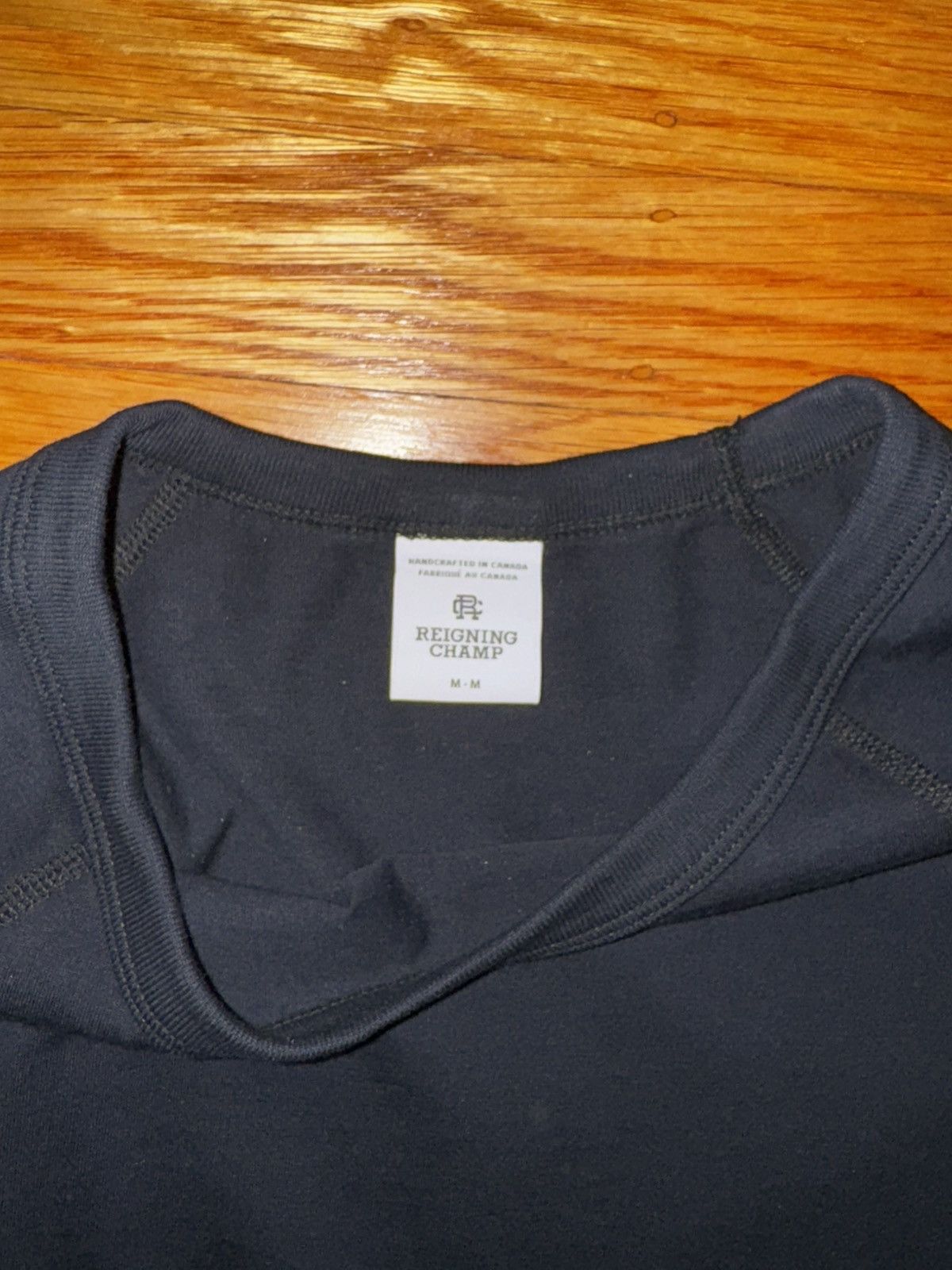 Reigning Champ Reigning Champ Raglan Tee Black - size Medium Size US M / EU 48-50 / 2 - 2 Thumbnail