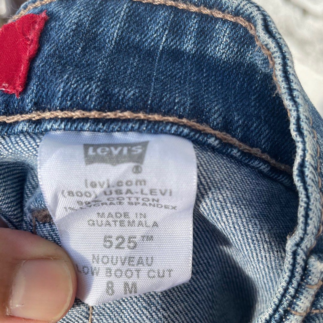 Levi's Vintage Clothing Size 31 Levis 525 Bootcut Jeans Denim for Woman Size 31" - 8 Thumbnail