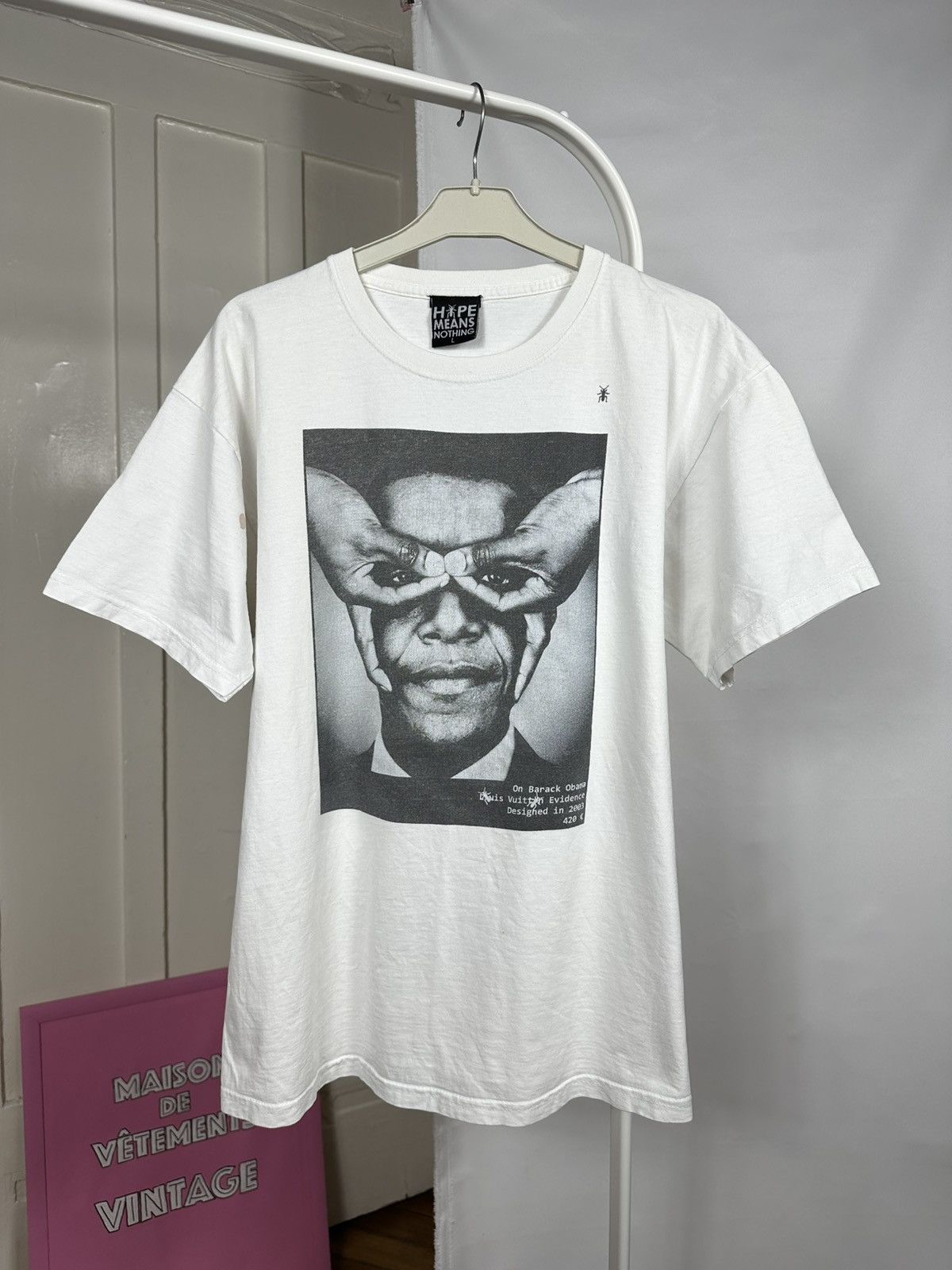 Hype Means Nothing Hype Means Nothing Obama Face T Shirt Size US L / EU 52-54 / 3 - 2 Thumbnail