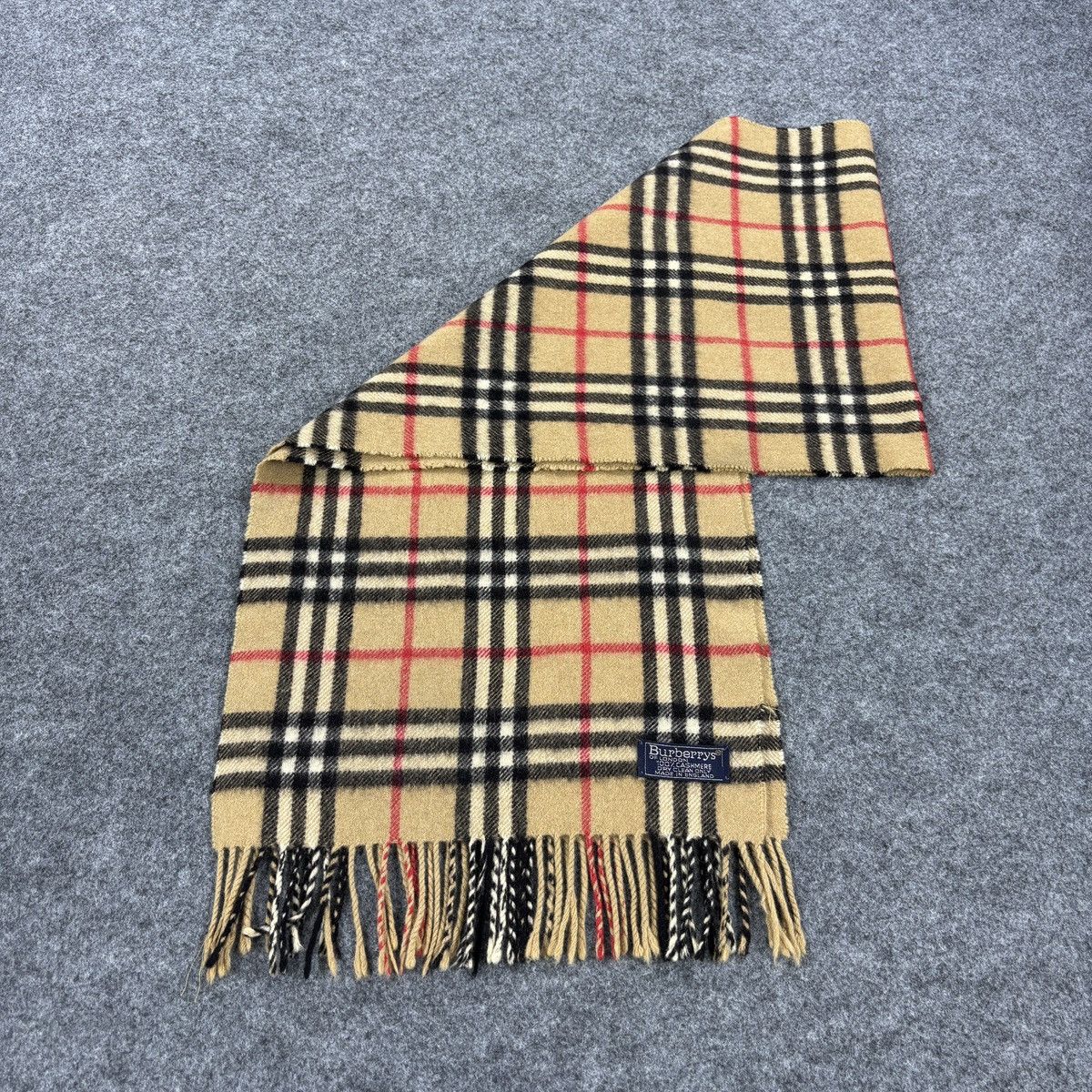 Burberry × Vintage Burberrys Scarf # D787 # Muffler # Neckwear # Nova Check Size ONE SIZE - 7 Thumbnail