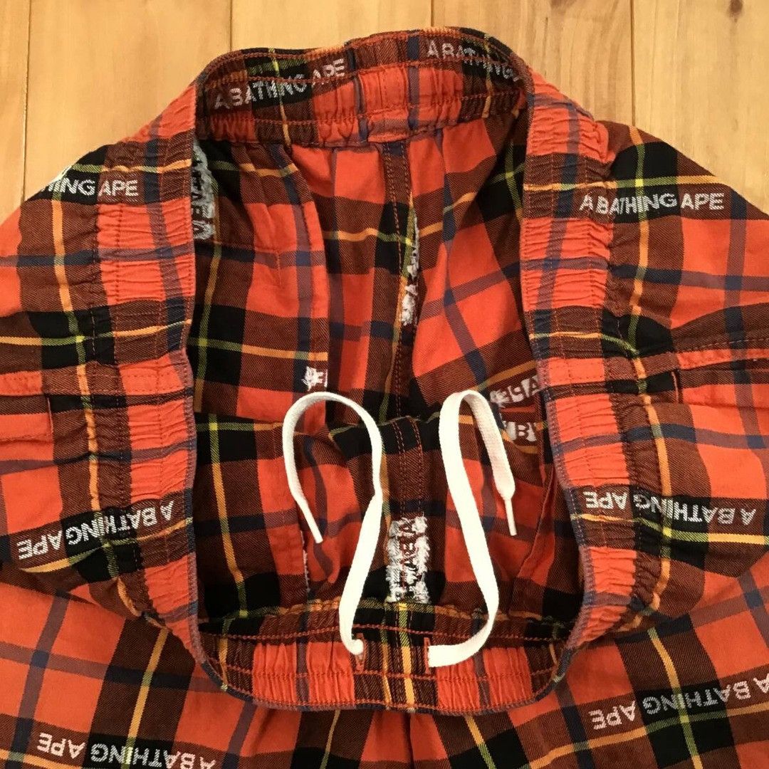 Bape BAPE Check shorts a bathing ape ★size L Size US 34 / EU 50 - 5 Thumbnail