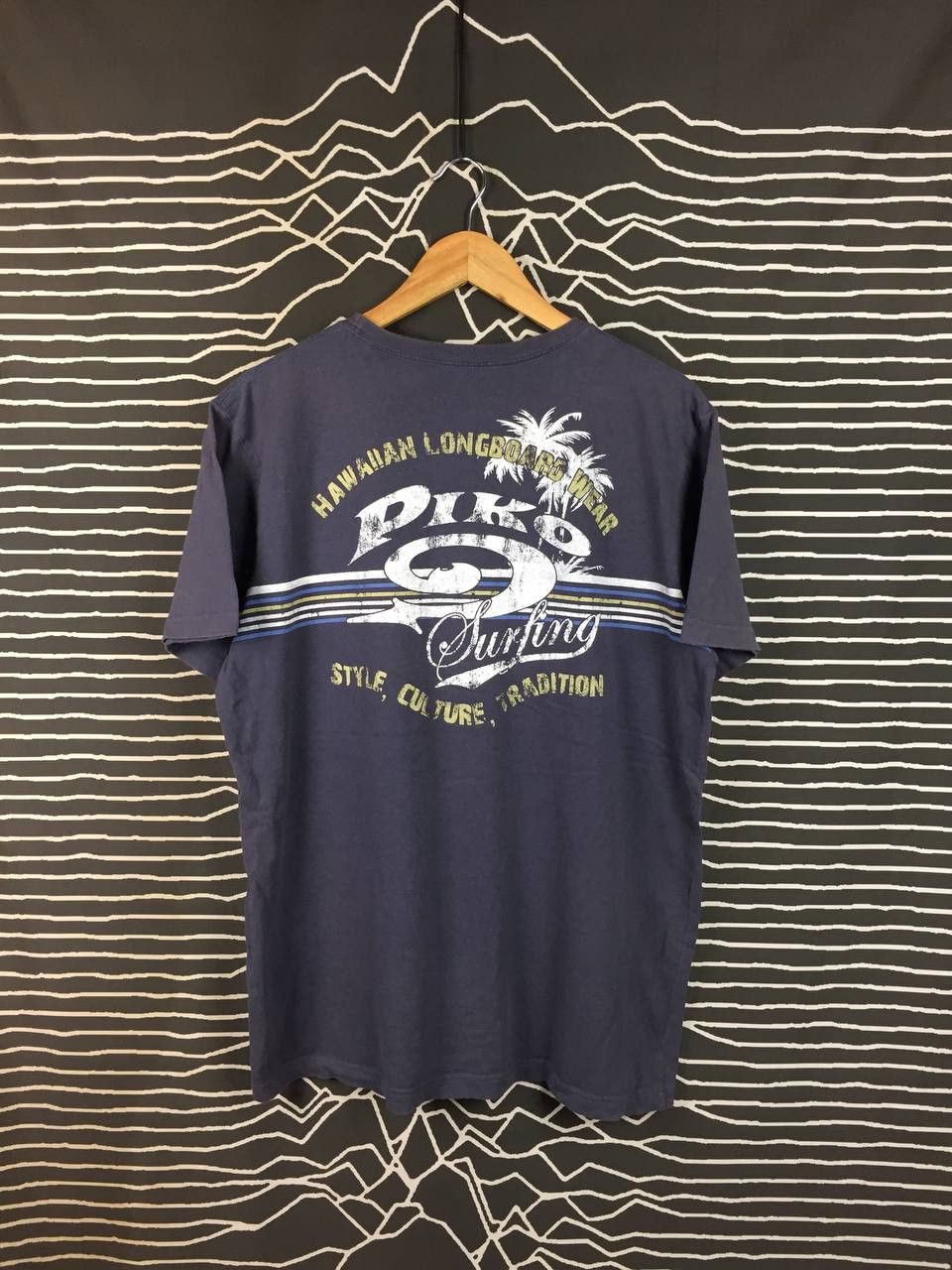 Vintage Piko Hawaiian Longboard Wear Style Culture Tradition Tee Size US XL / EU 56 / 4 - 2 Thumbnail