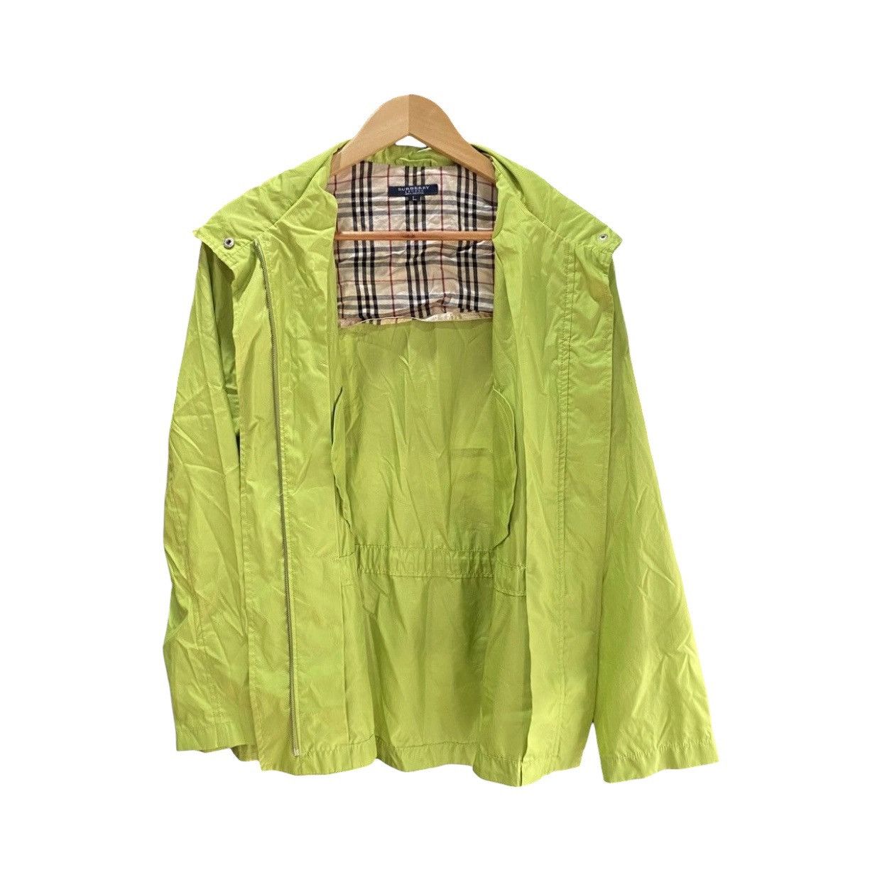 Burberry Burberry London Nova Check Lining Windbreaker Jacket Green Size US L / EU 52-54 / 3 - 3 Thumbnail