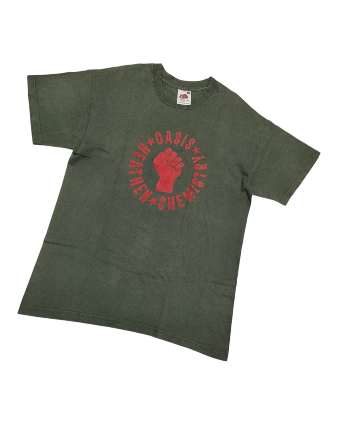 Band Tees × Vintage OASIS Heathen Chemistry Vtg 00s T-Shirt Britpop Size US M / EU 48-50 / 2 - 7 Thumbnail