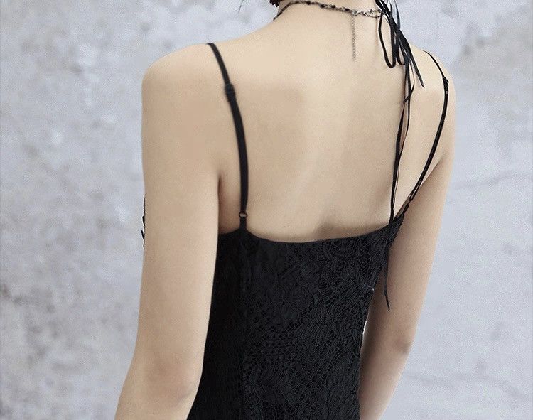 Other Black Lace Nightfall Dress Size M / US 6-8 / IT 42-44 - 5 Thumbnail