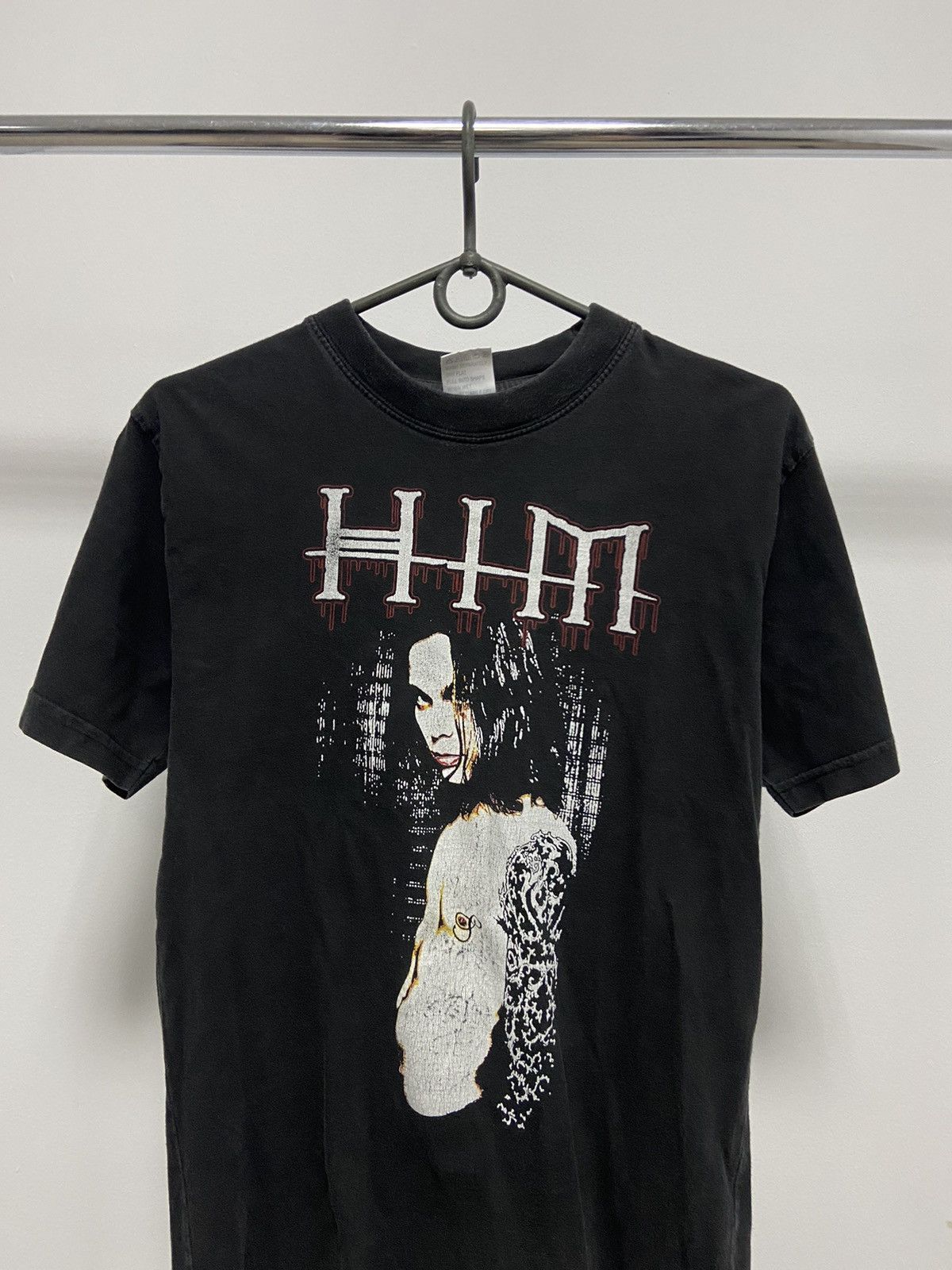 Vintage Him Ghotic Vintage Big Logo T Shirt Rock Print Size US M / EU 48-50 / 2 - 2 Thumbnail